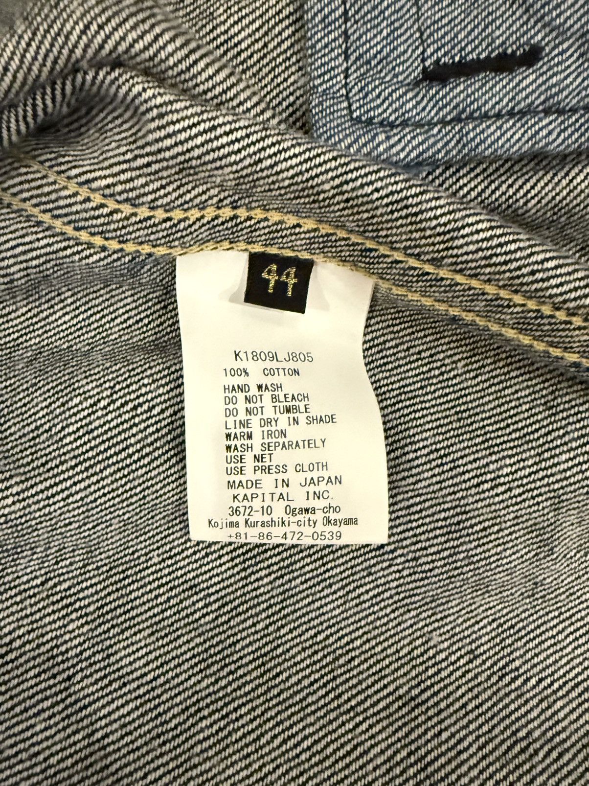 Kapital Kapital Attus Embroidered Denim Jacket Size US S / EU 44-46 / 1 - 5 Thumbnail