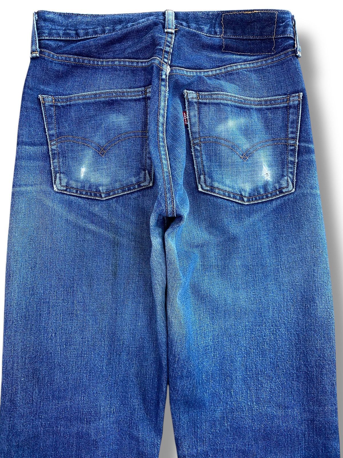 Levi's Levi’s Selvedge Faded Indigo Style Wide Leg Jeans Size US 28 / EU 44 - 4 Thumbnail