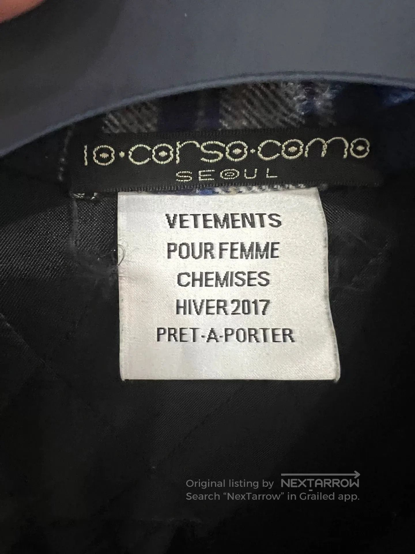 Vetements Vetements 16FW Runway Hoop Shoulder Plaid Shirt. Size XS / US 0-2 / IT 36-38 - 3 Thumbnail