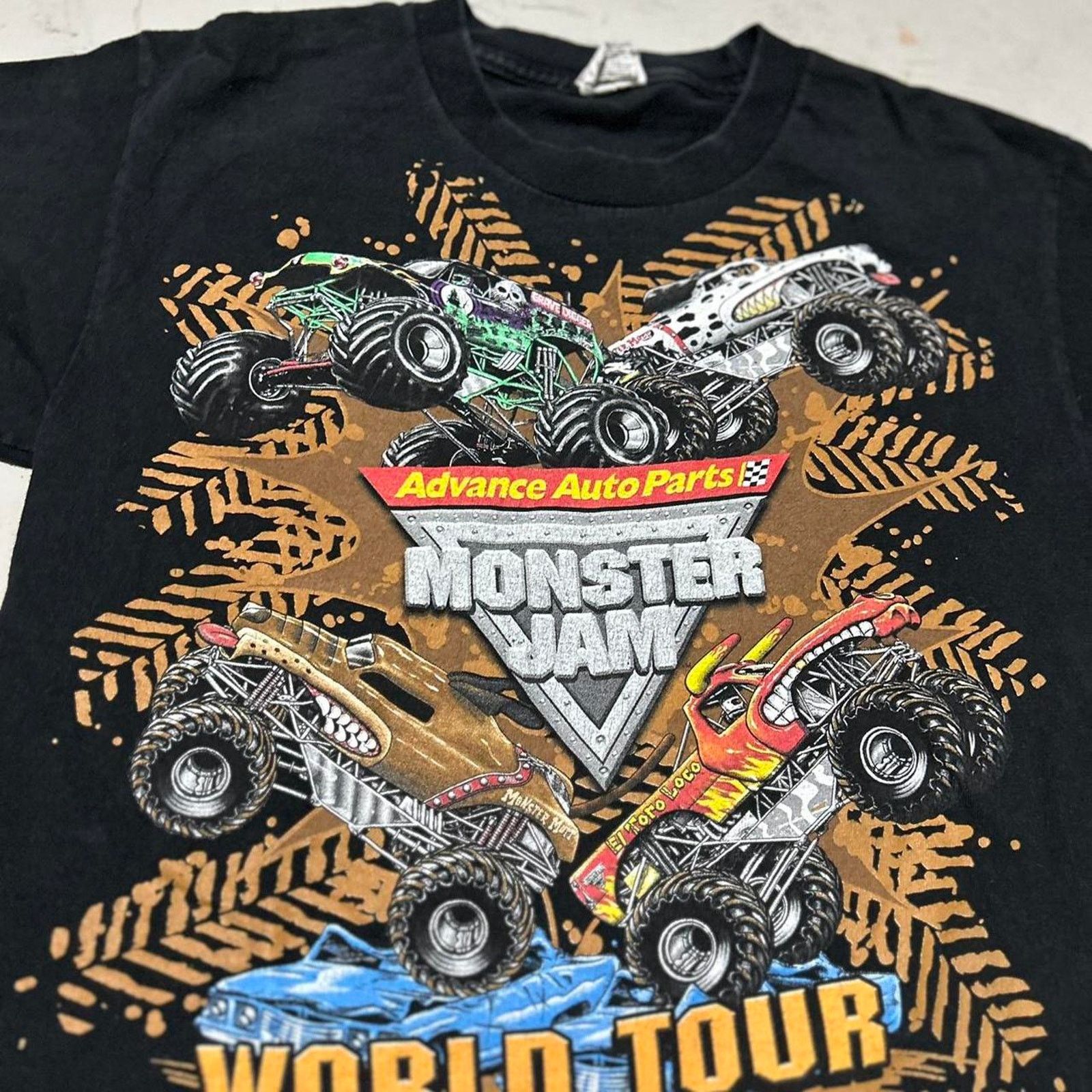 Other **Vintage 2010 Feld Motor Sports Monster Jam T-Shirt - Black Size US XS / EU 42 / 0 - 2 Thumbnail