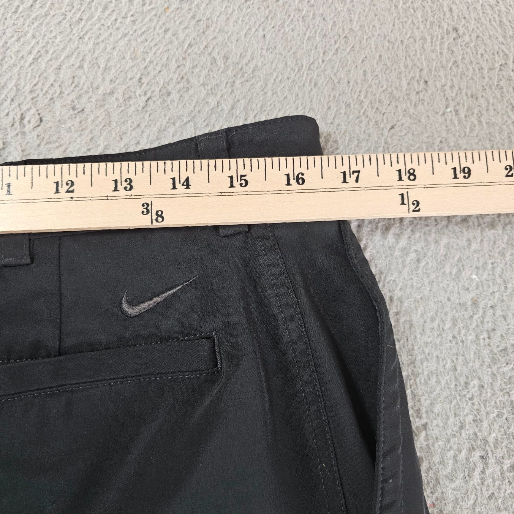 Nike Nike Golf Shorts Mens 34 10" Inseam Black Fit-Dry Flat Front Tech Chinos Size US 34 / EU 50 - 4 Thumbnail