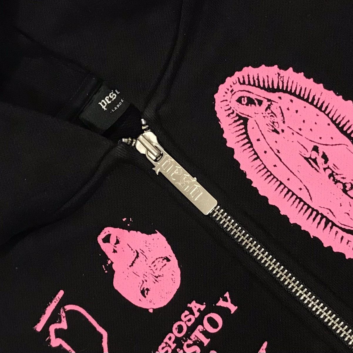 Peso Peso Monument Zip Hoodie Oversized Men's L Black Size US L / EU 52-54 / 3 - 6 Thumbnail