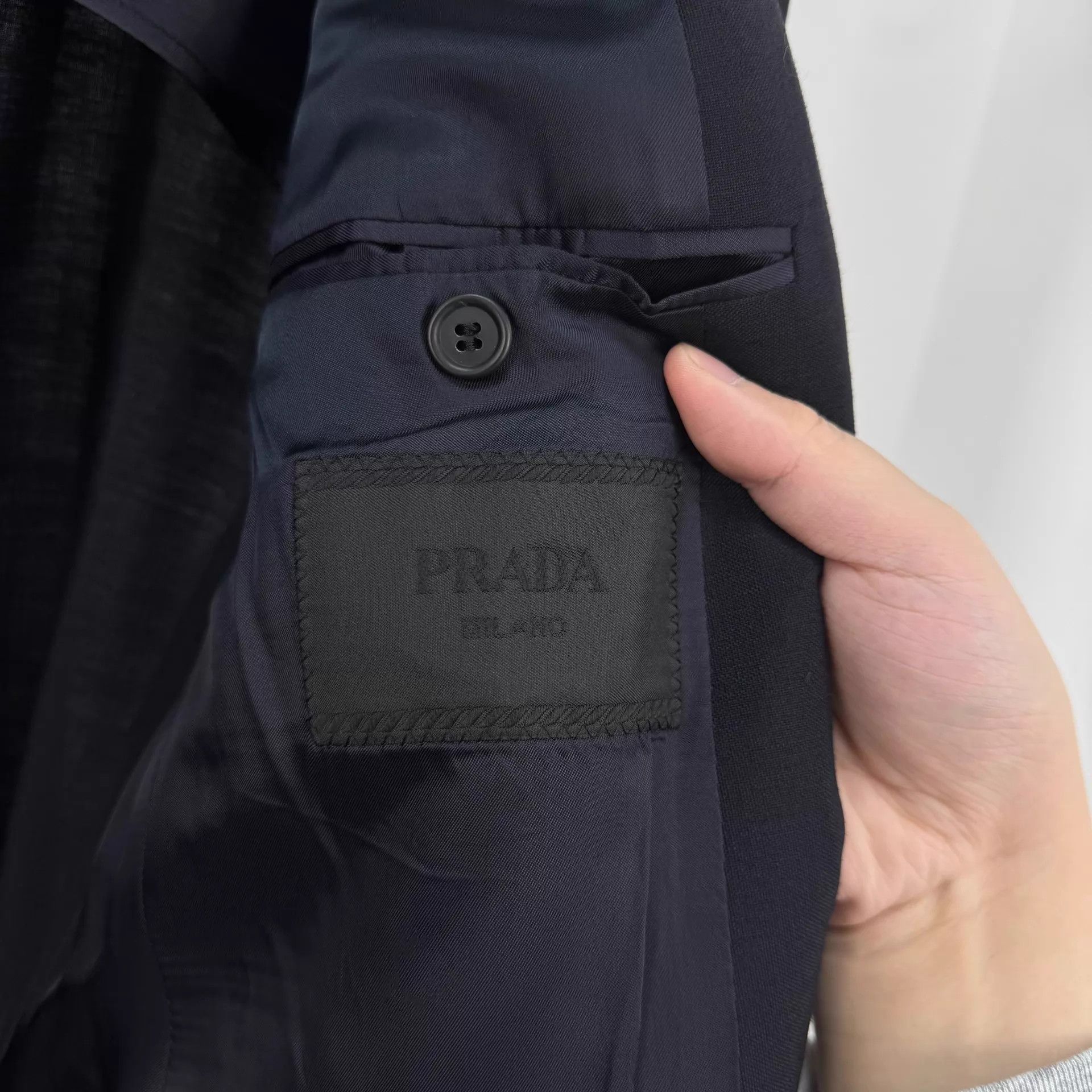 Prada Prada black wool blazer 50 Size 50R - 5 Thumbnail
