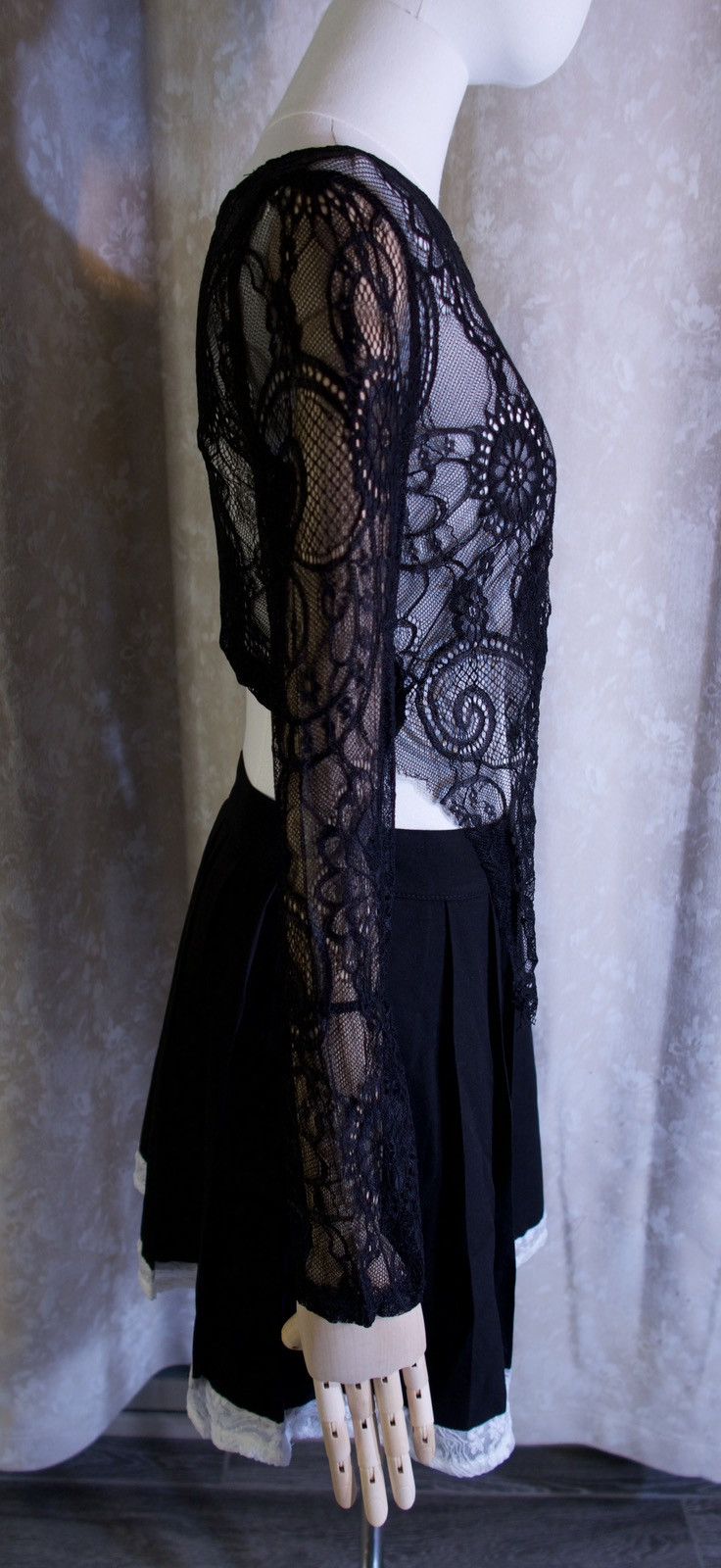 Other Midnight Veil Lace Top Size L / US 10 / IT 46 - 4 Thumbnail