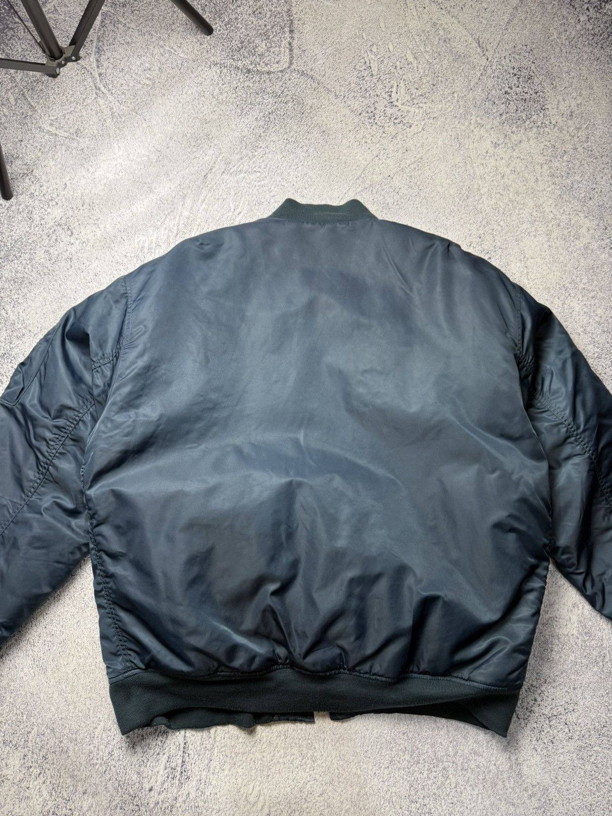Alpha Industries Vintage Blue Reversible Bomber Jacket MA1 USA Y2K Size US XXL / EU 58 / 5 - 23 Thumbnail