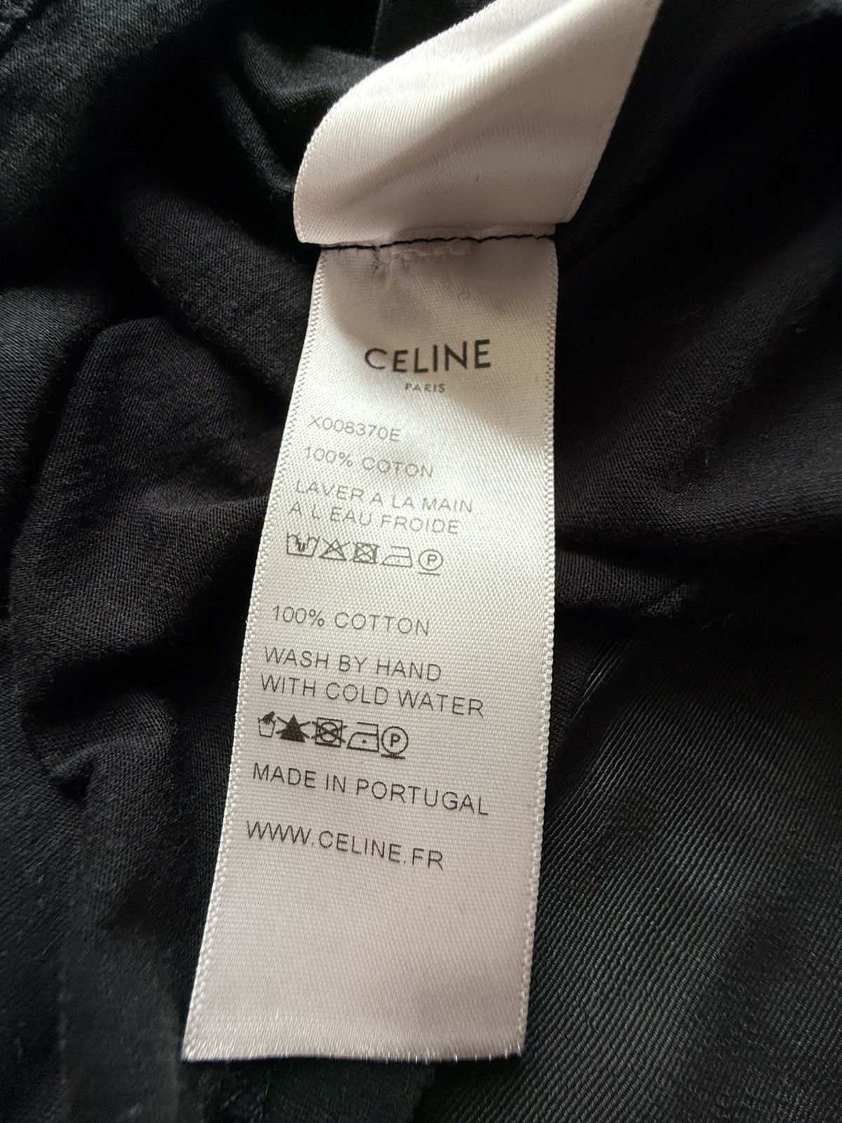 Celine Celine black white logo Hedi Slimane t shirt grail Size US M / EU 48-50 / 2 - 16 Thumbnail