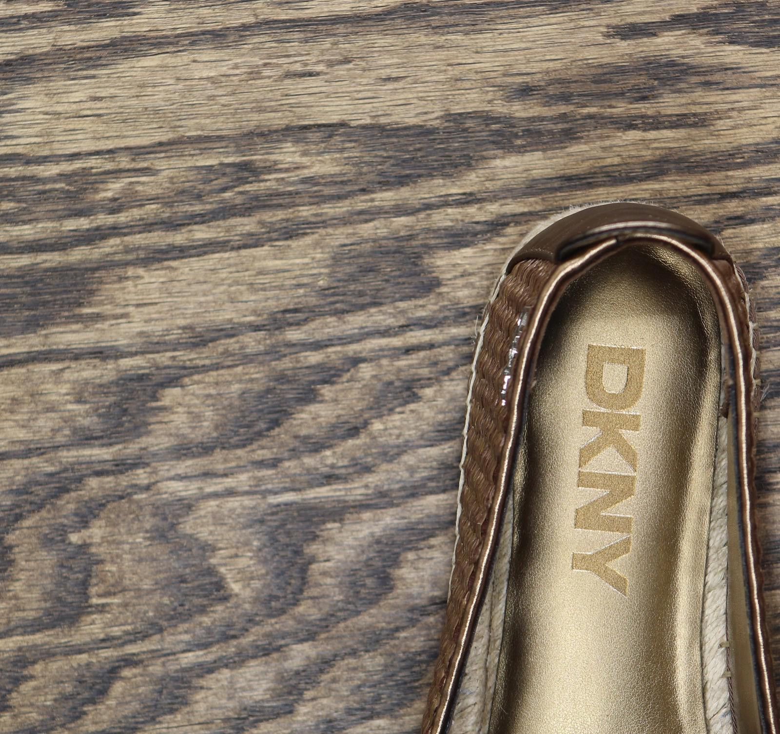 DKNY Dkny Mallandra Espadrille Flats K1520470 Brown / Bronze 6m Size US 6 / IT 36 - 6 Thumbnail