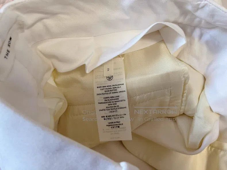 The Row The Row size 2 Off-white Trousers Size 27" / US 4 / IT 40 - 3 Thumbnail