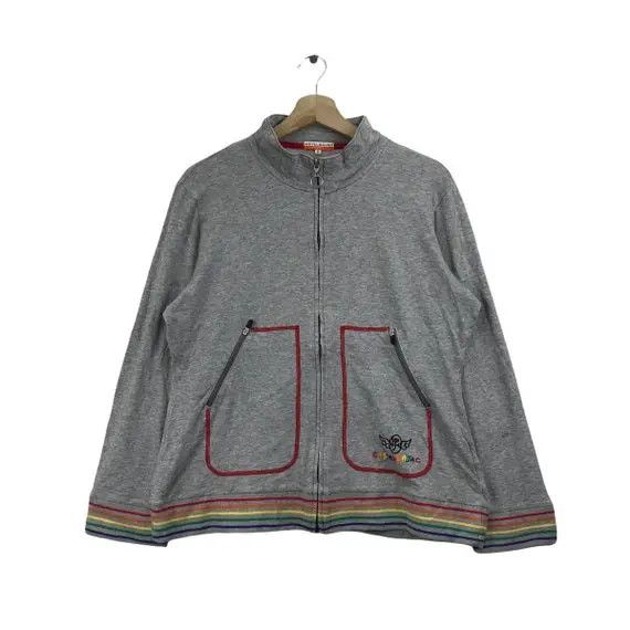 Jean Charles De Castelbajac Vtg JEAN CHARLES De CASTELBAJAC Sport Sweater Gray Jacket Size M / US 6-8 / IT 42-44 - 1 Thumbnail