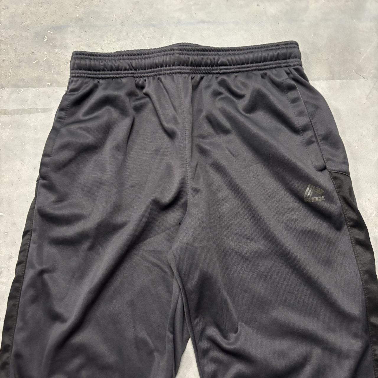 Japanese Brand × Vintage Crazy Y2K/2000s Black Grey Streetwear Skater Track Pants! Size US 32 / EU 48 - 4 Thumbnail
