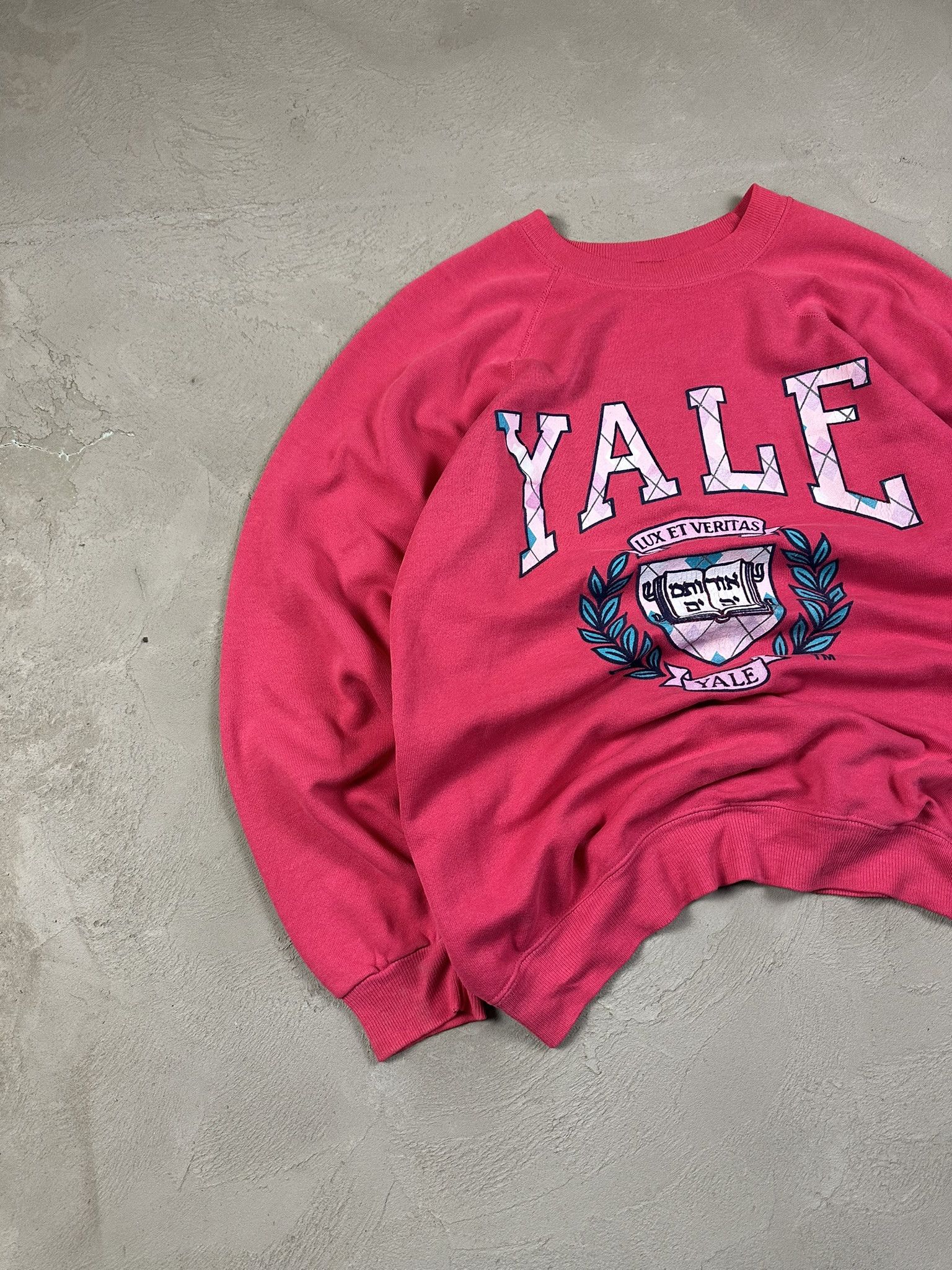 Hanes 80s Vintager Yale University Hanes Boxy Crewneck Size US L / EU 52-54 / 3 - 2 Thumbnail
