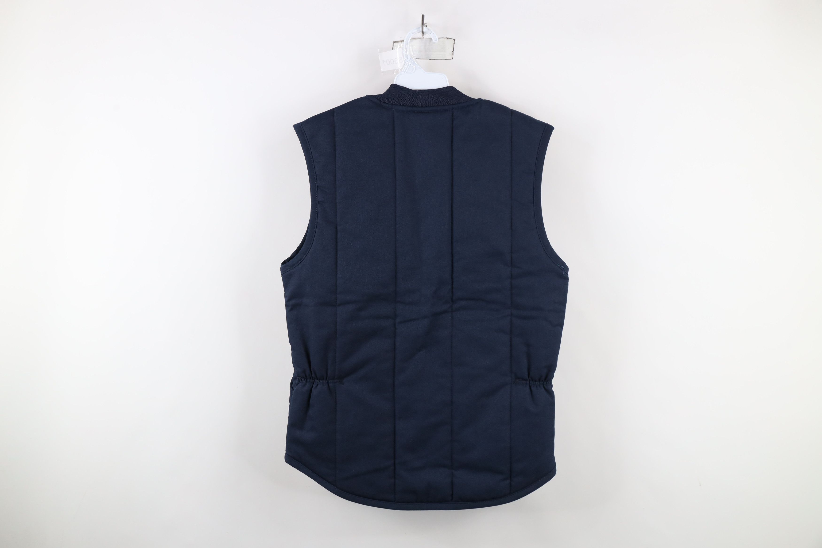 Vintage Vintage 90s Streetwear Workwear Puffer Vest Jacket Blue Size US S / EU 44-46 / 1 - 9 Thumbnail