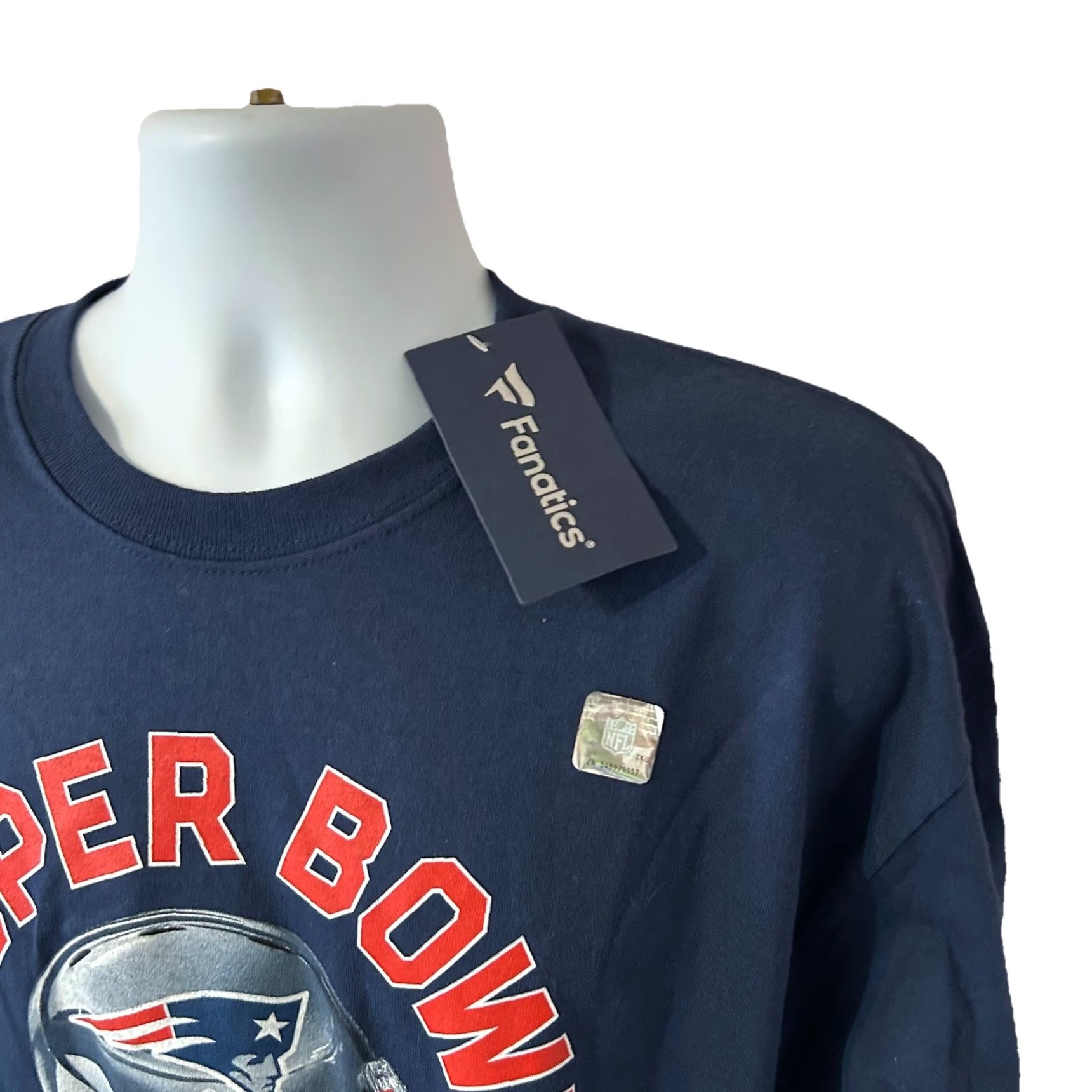 Vintage VINTAGE New England Patriots Long Sleeve Shirt Men XL Fanatics NWT Navy Blue Size US XL / EU 56 / 4 - 4 Thumbnail