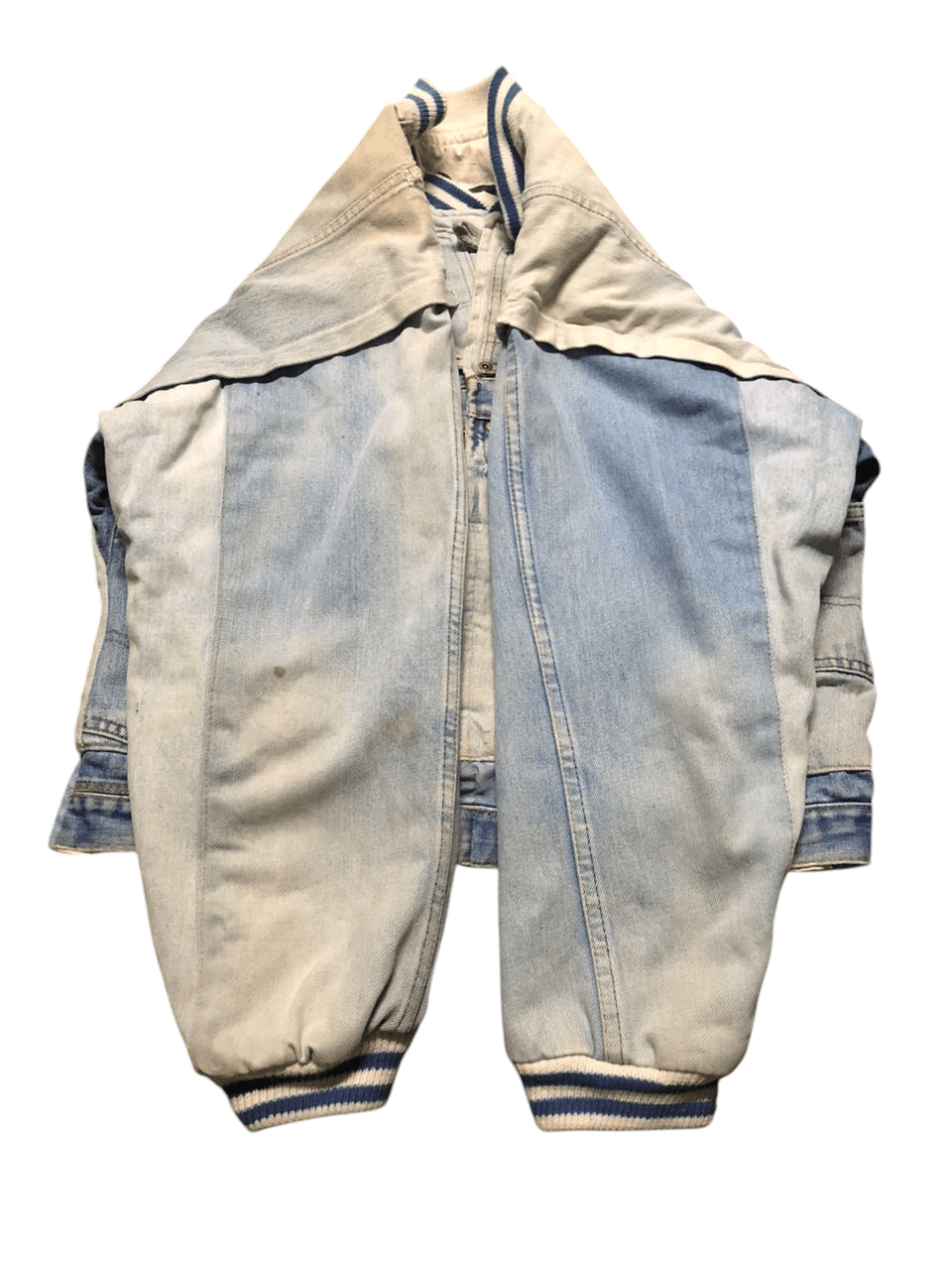 Japanese Brand Very Rare Vintage Denim Jacket Custom By Aris Distressed Size US M / EU 48-50 / 2 - 4 Thumbnail
