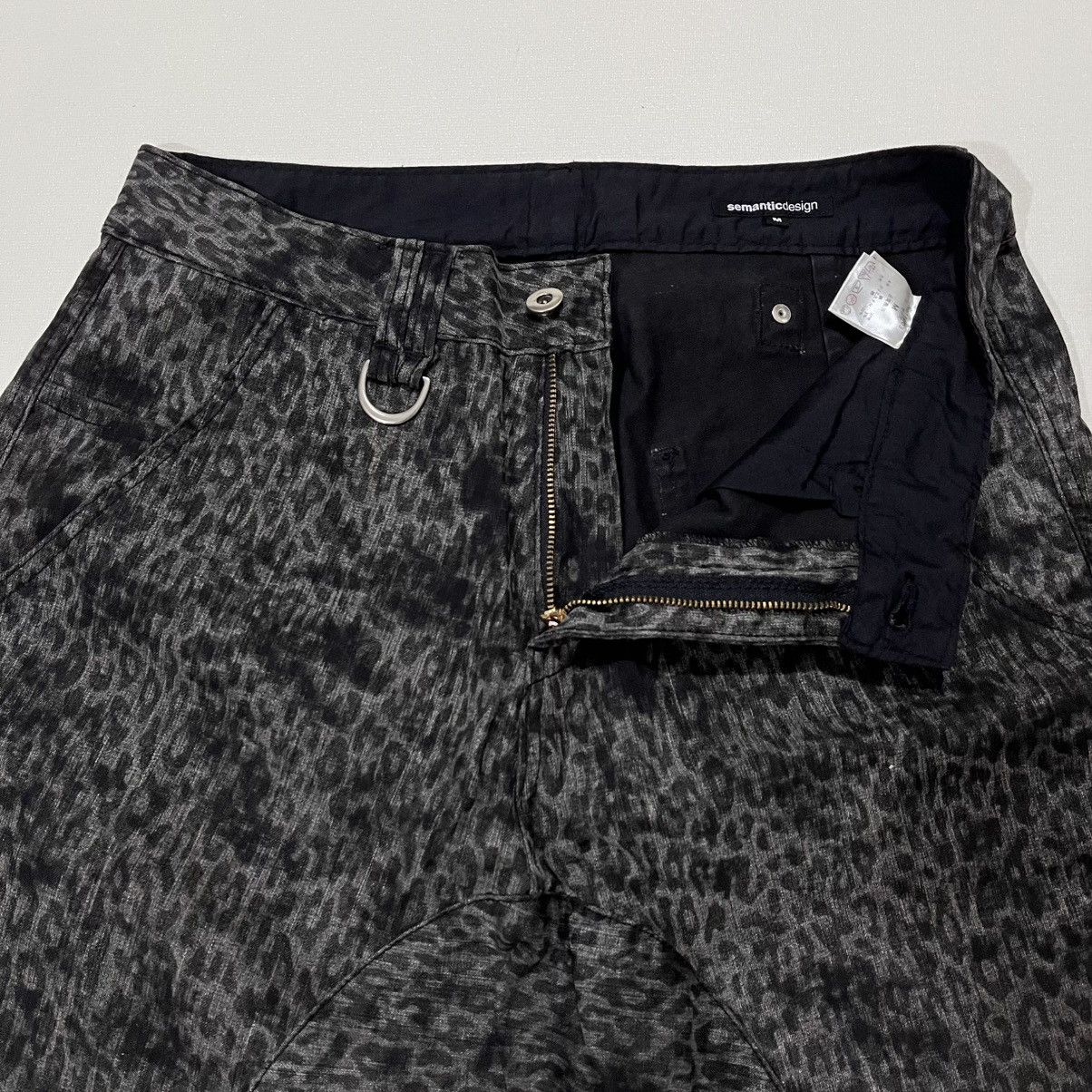 Japanese Brand semantic design cropped hareem pants leopard Size US 32 / EU 48 - 5 Thumbnail