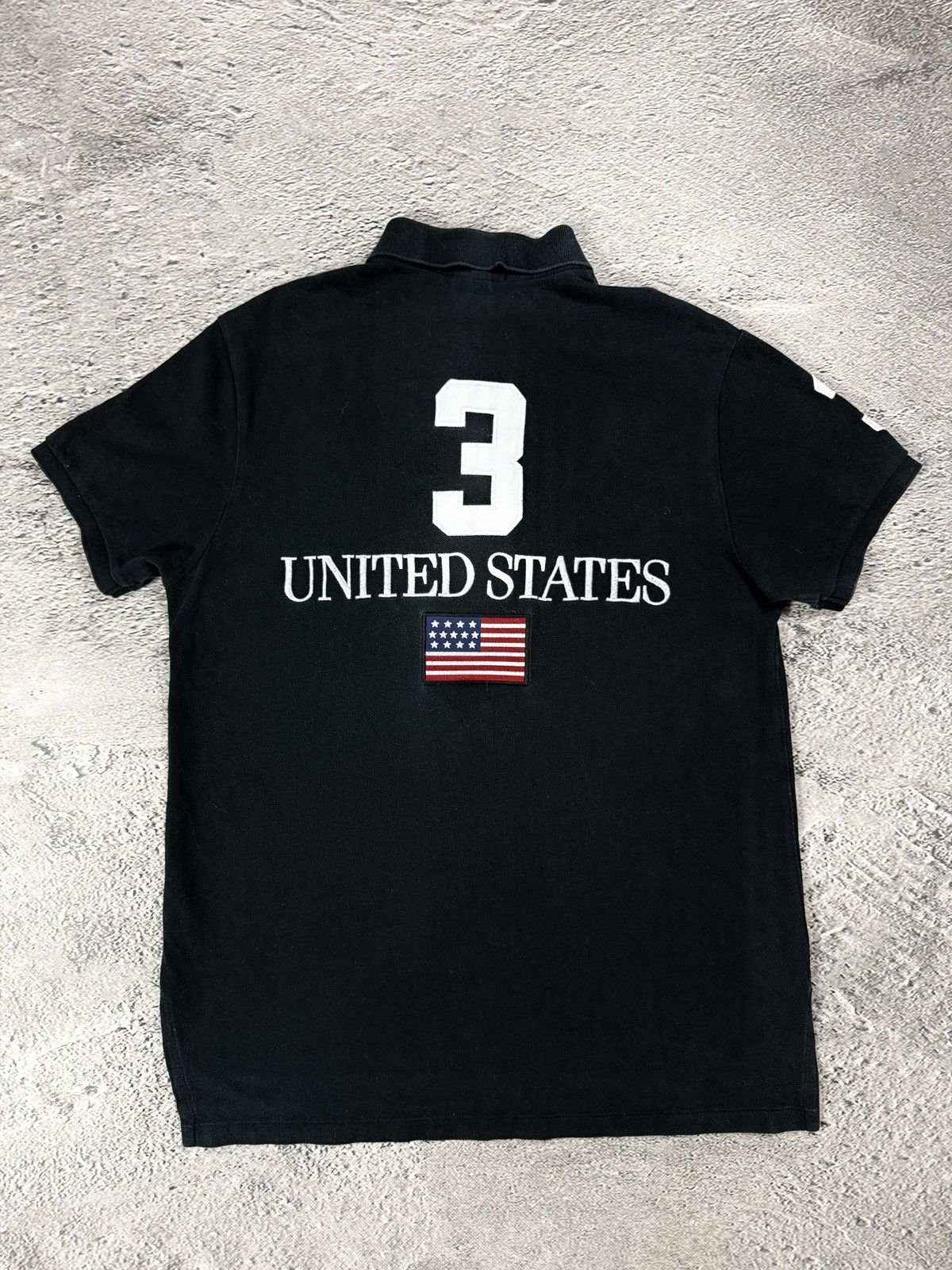 Ralph Lauren Chief Keef Polo Ralph Lauren USA black Polo t-shirt big pony Size US L / EU 52-54 / 3 - 4 Thumbnail