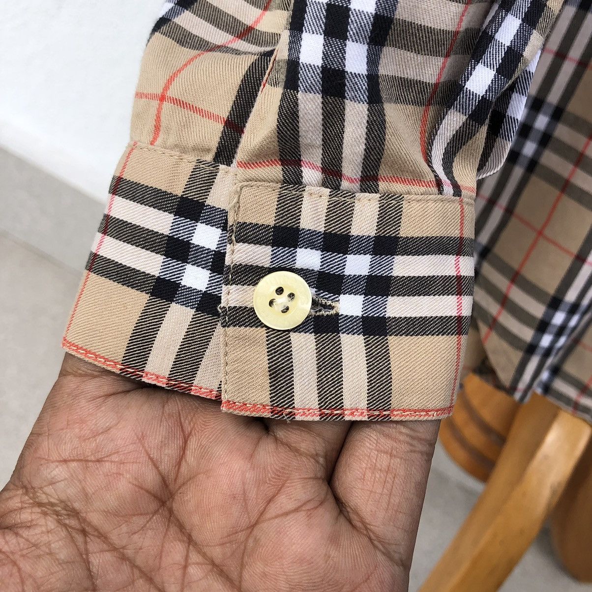 Burberry Burberrys Of London Checkered Button Colar Blouse Shirt Size M / US 6-8 / IT 42-44 - 8 Thumbnail