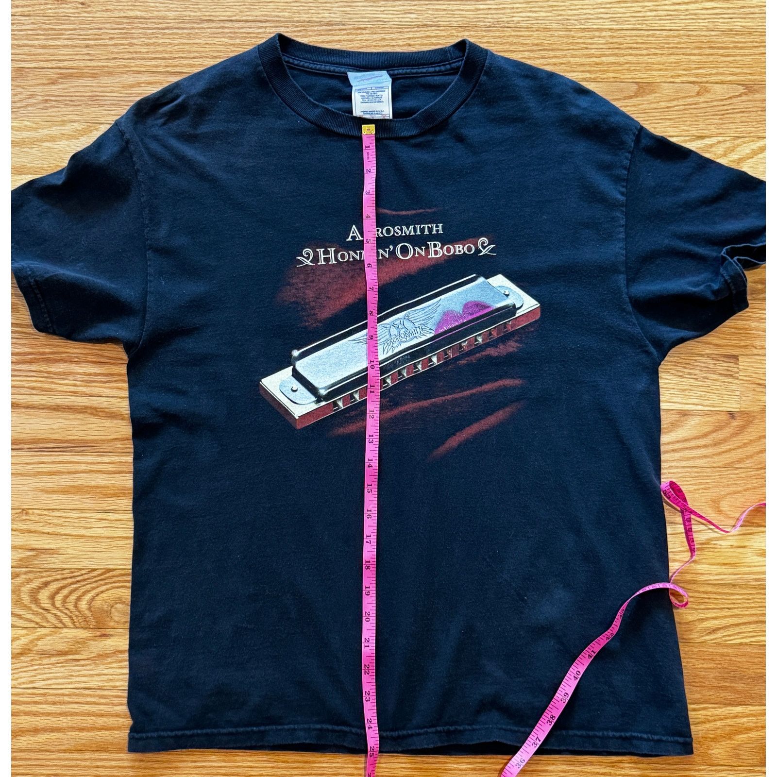 Aerosmith Vintage 2004 Aerosmith Honkin on Bobo Tour T-Shirt Size US L / EU 52-54 / 3 - 6 Thumbnail