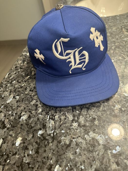 Chrome Hearts Chrome Hearts Cross Hat Blue | Grailed