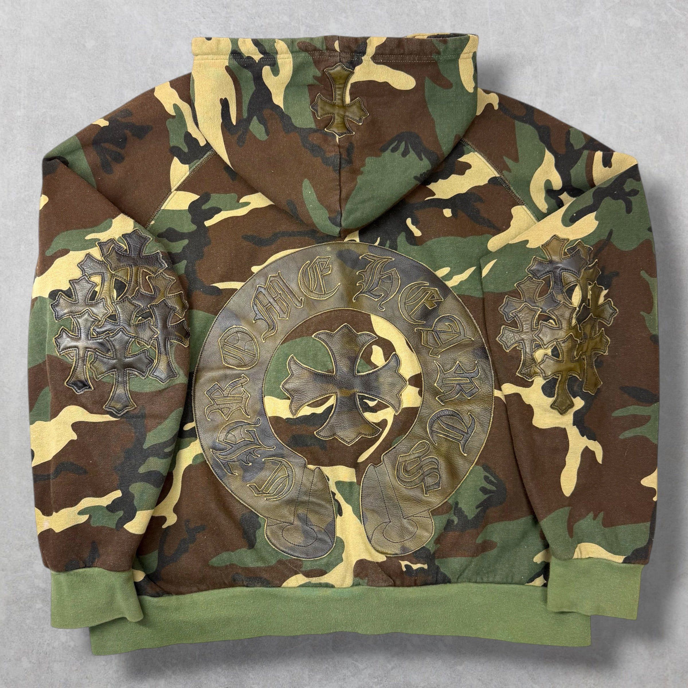 Chrome Hearts Vintage Chrome Hearts Camo Cross Thermal ZipUp XL Size US XL / EU 56 / 4 - 1 Thumbnail