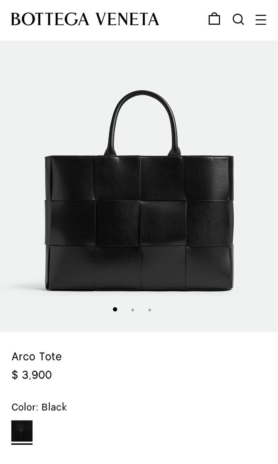 Bottega Veneta Medium Arco Tote Bag Leather Size ONE SIZE - 15 Thumbnail