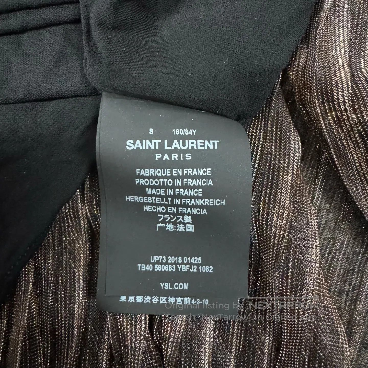 Saint Laurent Paris Saint Laurent Paris Backless dress| Size S / US 4 / IT 40 - 5 Thumbnail