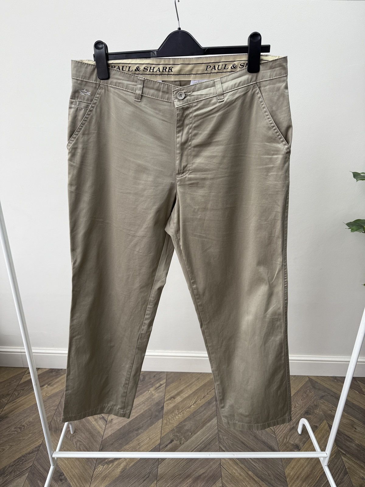 Paul & Shark Vintage Paul & Shark Beige Chino Pants Men’s Casual Trousers Size US 34 / EU 50 - 1 Thumbnail
