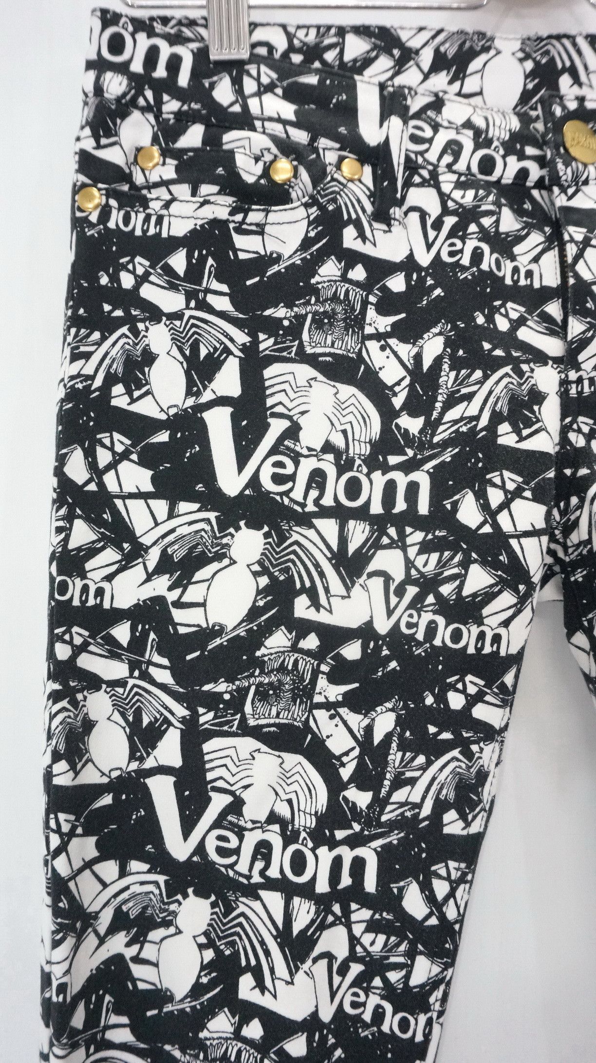 Marvel Comics Marvel VENOM Skinny Women Pants Size 29" - 4 Thumbnail
