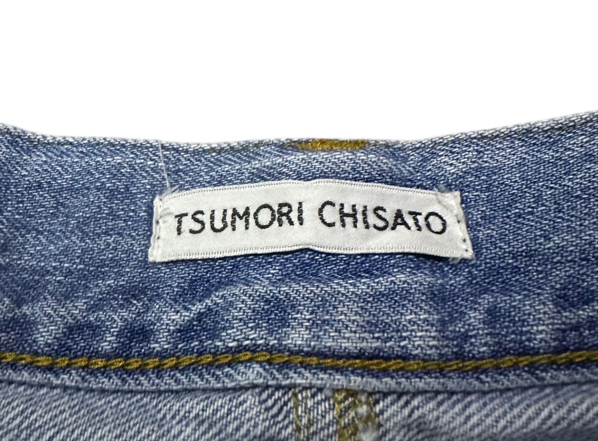 Tsumori Chisato Vintage Tsumori Chisato Issey Miyake denim pachwork skirt Size 28" / US 6 / IT 42 - 7 Thumbnail
