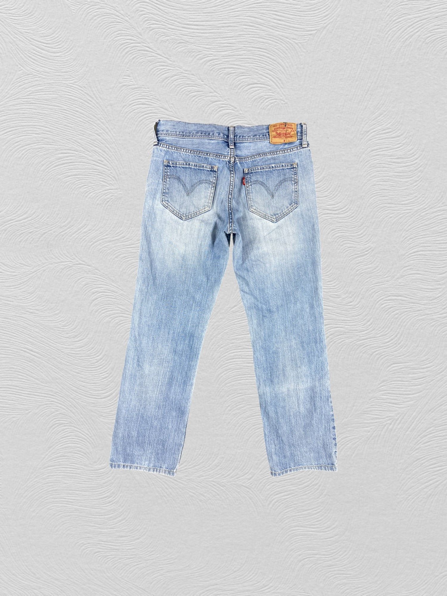 Levi's Light Blue Wash Vintage Levi's 535 30x27 Denim -SJ020 Size US 30 / EU 46 - 2 Thumbnail