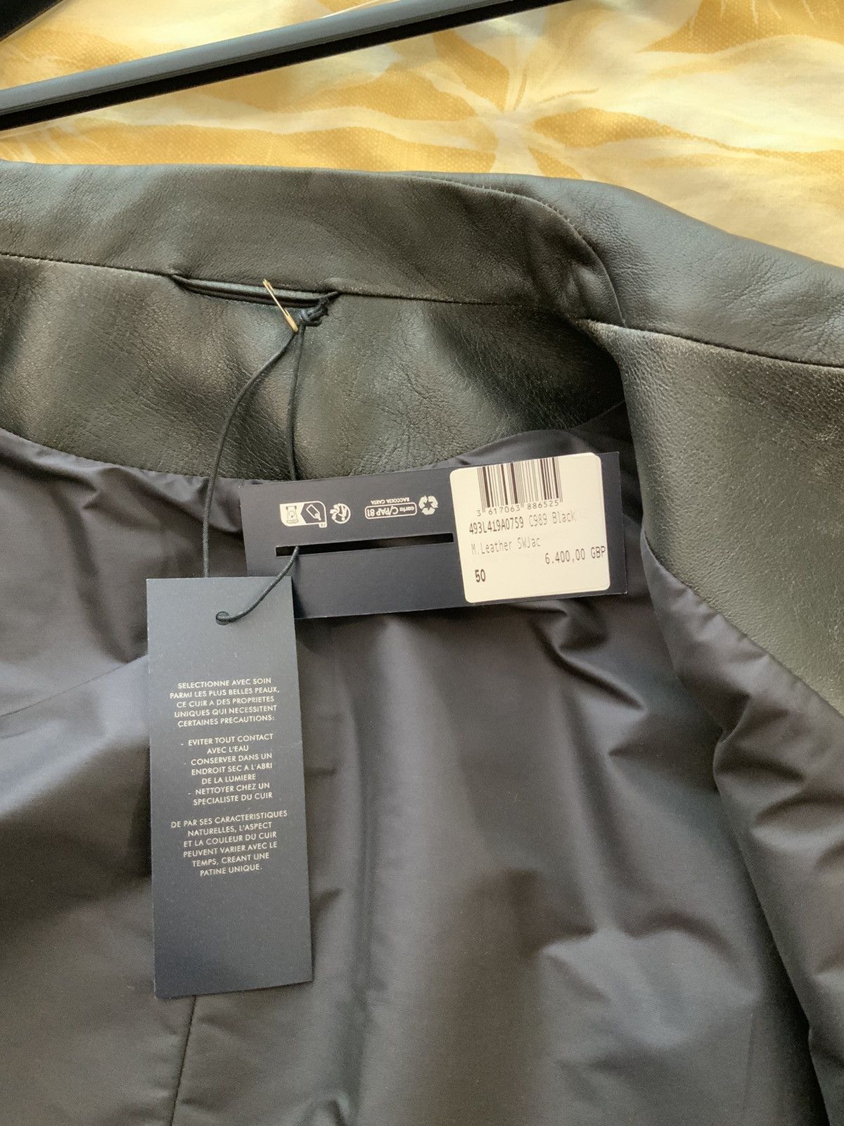 Dior × Stone Island Dior x Stone Island Leather Field Jacket Size US M / EU 48-50 / 2 - 14 Thumbnail