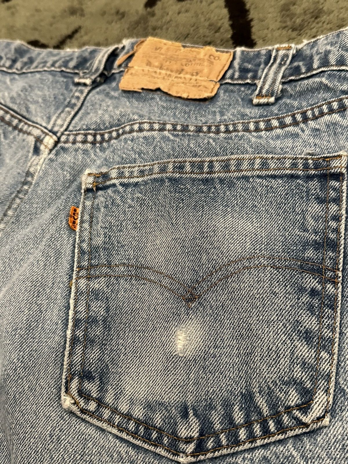 Levi's × Vintage Vintage 70’s Levi’s Orange Tab Light Wash Denim Size US 32 / EU 48 - 6 Thumbnail