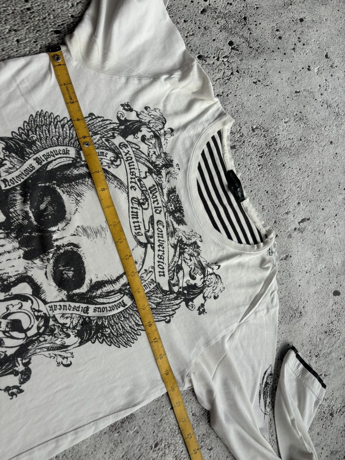 Hysteric Glamour Y2k Defectibe skull ifsix punk style longseleve Size US L / EU 52-54 / 3 - 8 Thumbnail