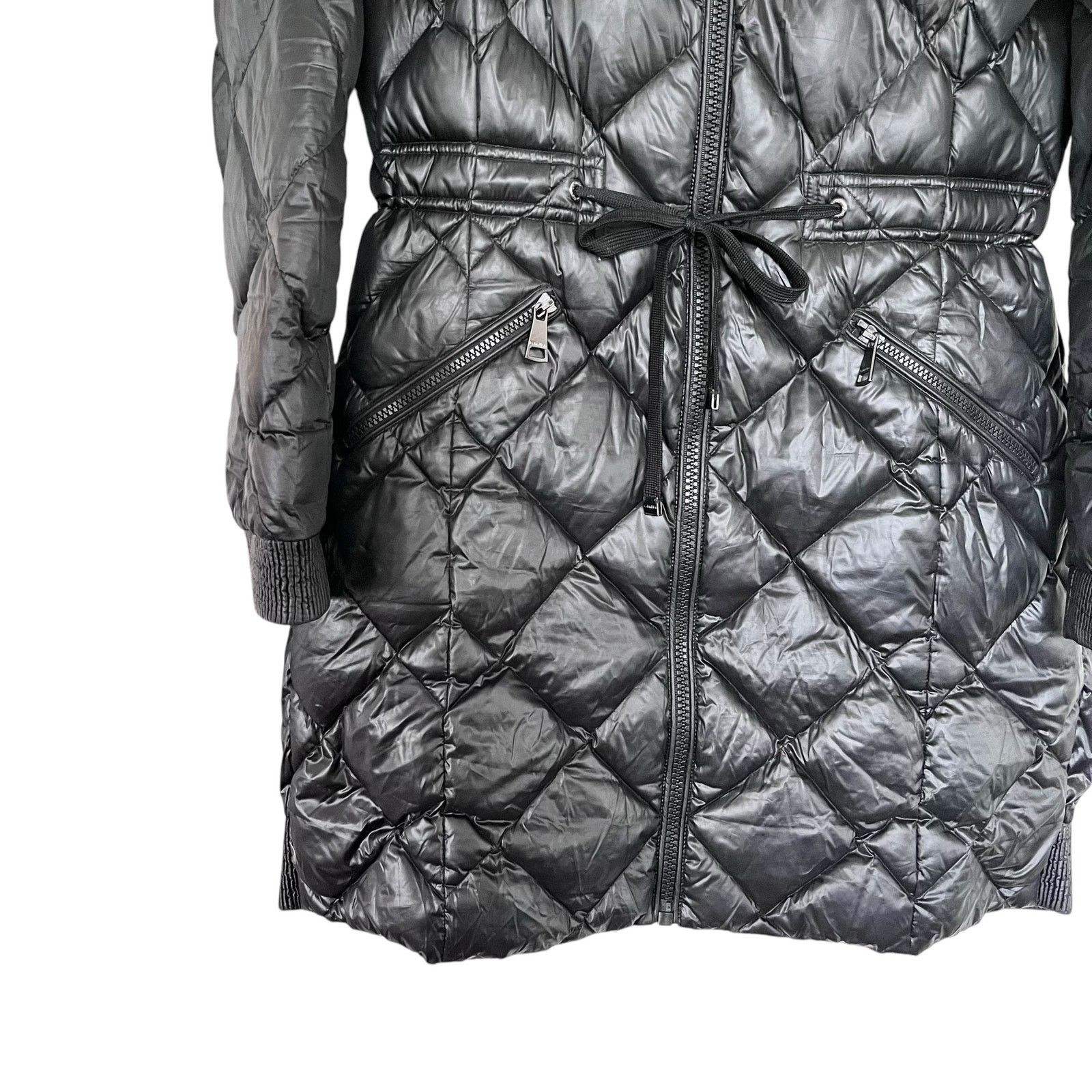 Calvin Klein Calvin Klein Black Diamond-Quilting Down Puffer Jacket Size S / US 4 / IT 40 - 3 Thumbnail