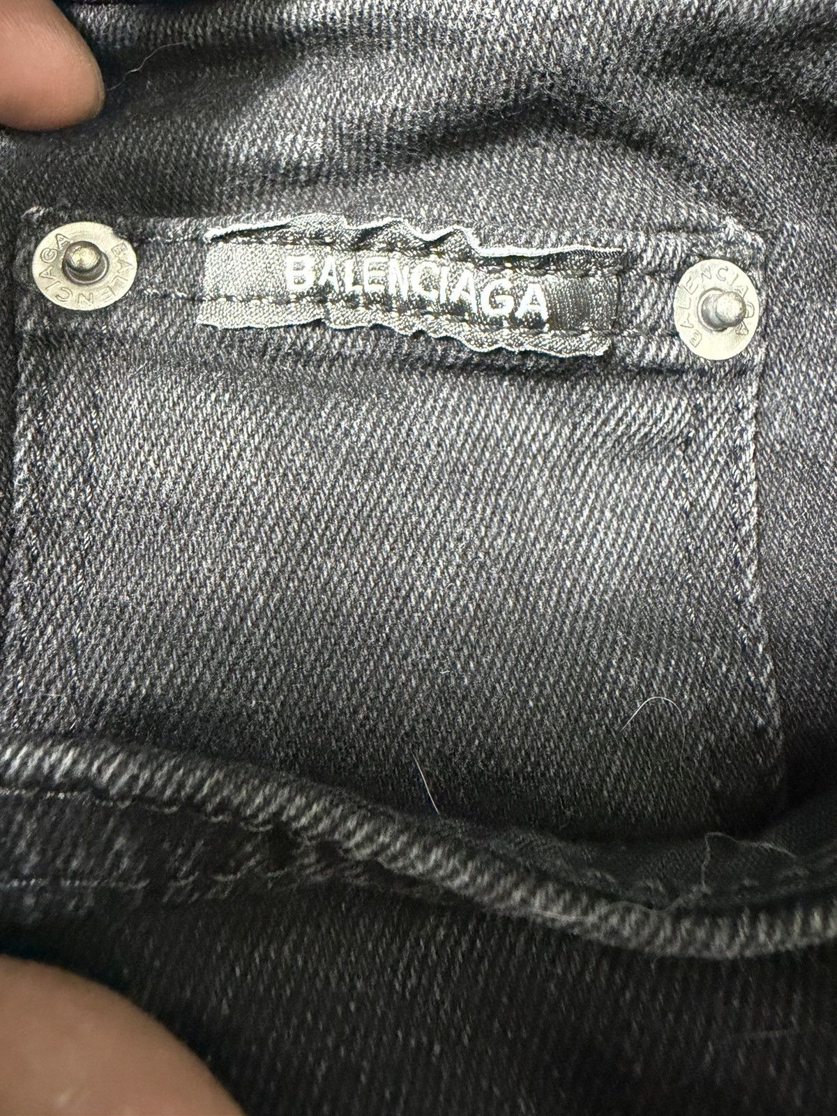 Balenciaga Balenciaga Black Jean Denim Size US 32 / EU 48 - 12 Thumbnail