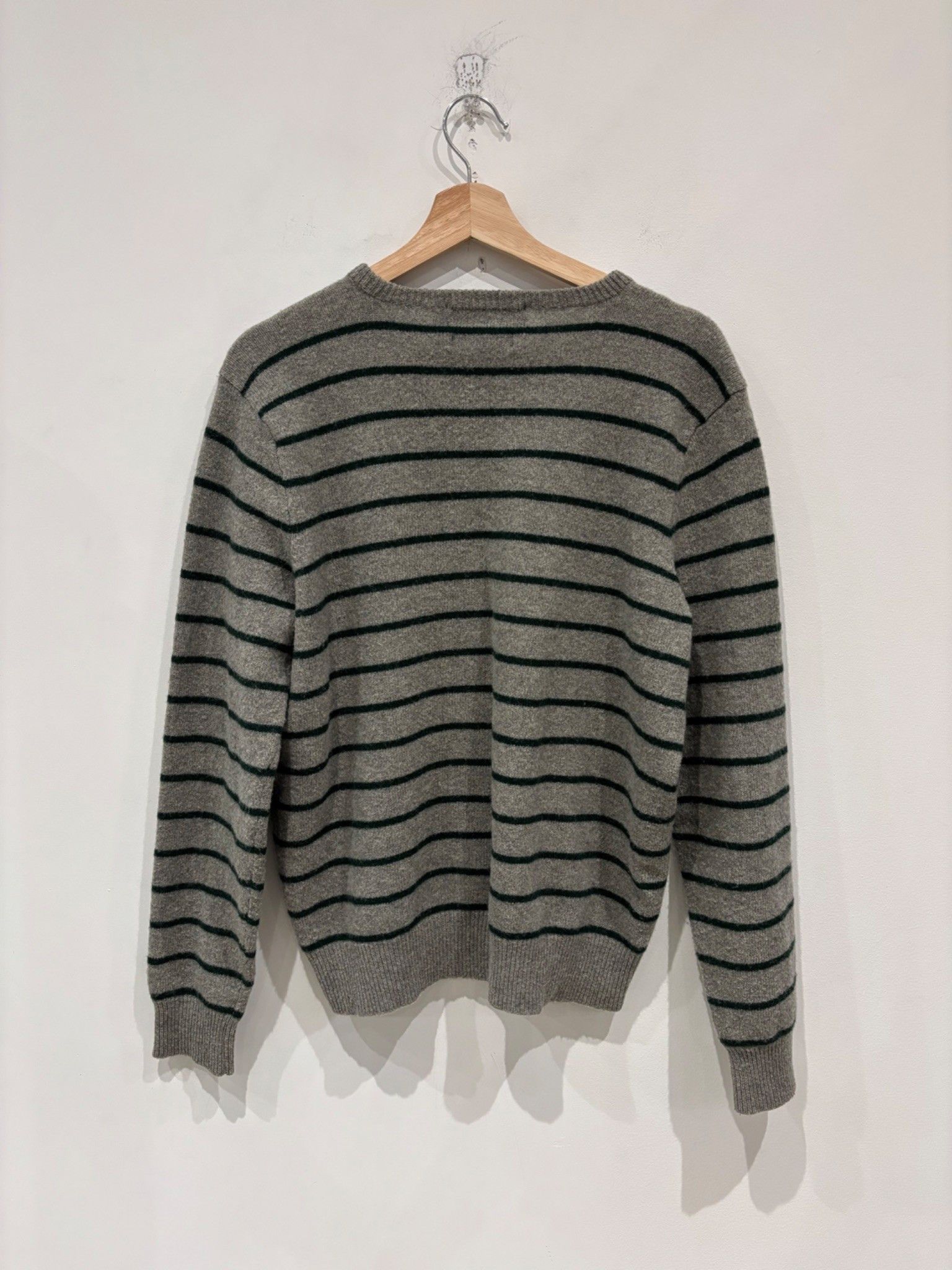 Ralph Lauren Polo Ralph Lauren Y2K Grey Striped Crewneck Size US L / EU 52-54 / 3 - 2 Thumbnail