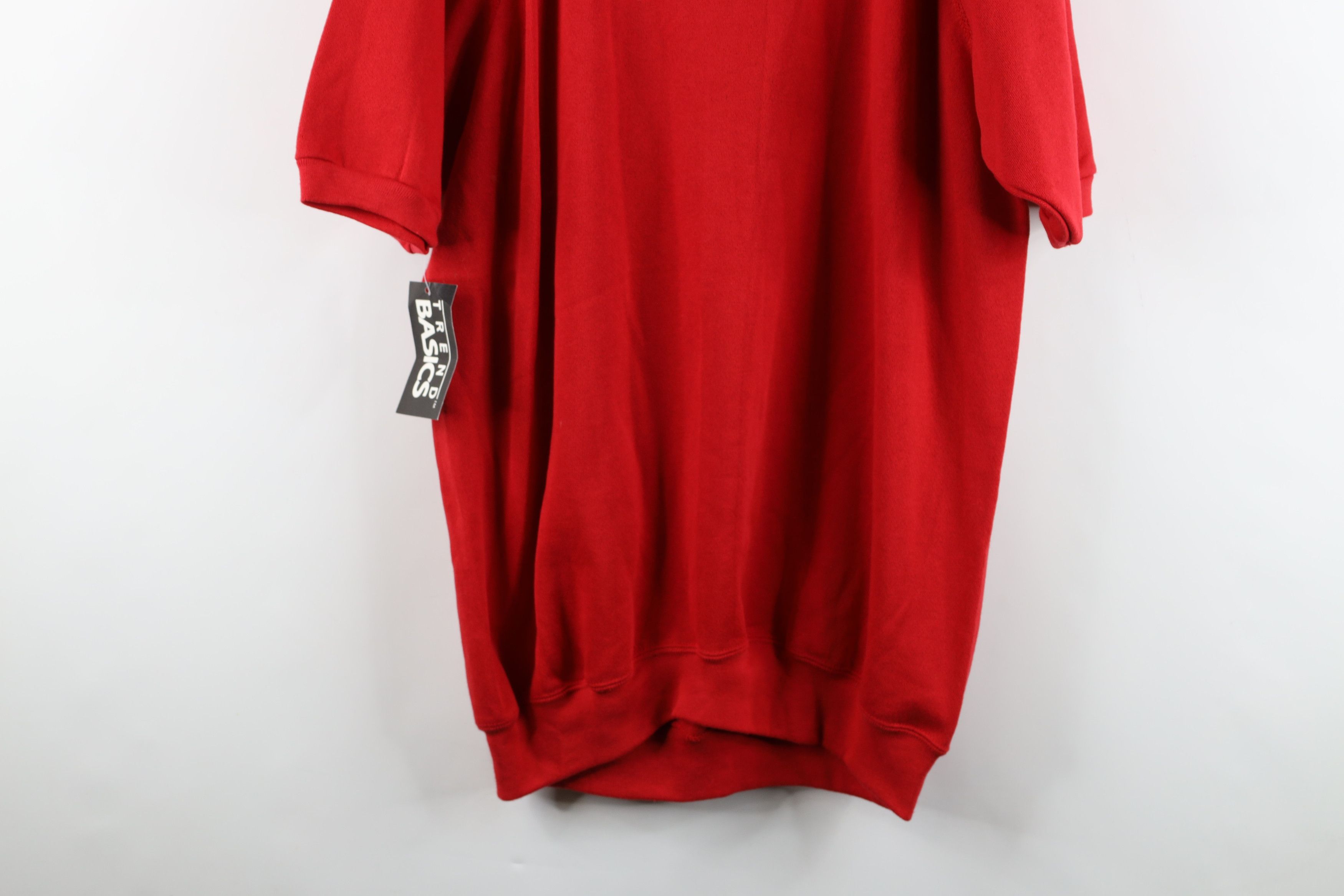 Vintage Deadstock Vintage 90s Streetwear Short Sleeve Sweatshirt USA Size US XL / EU 56 / 4 - 12 Thumbnail