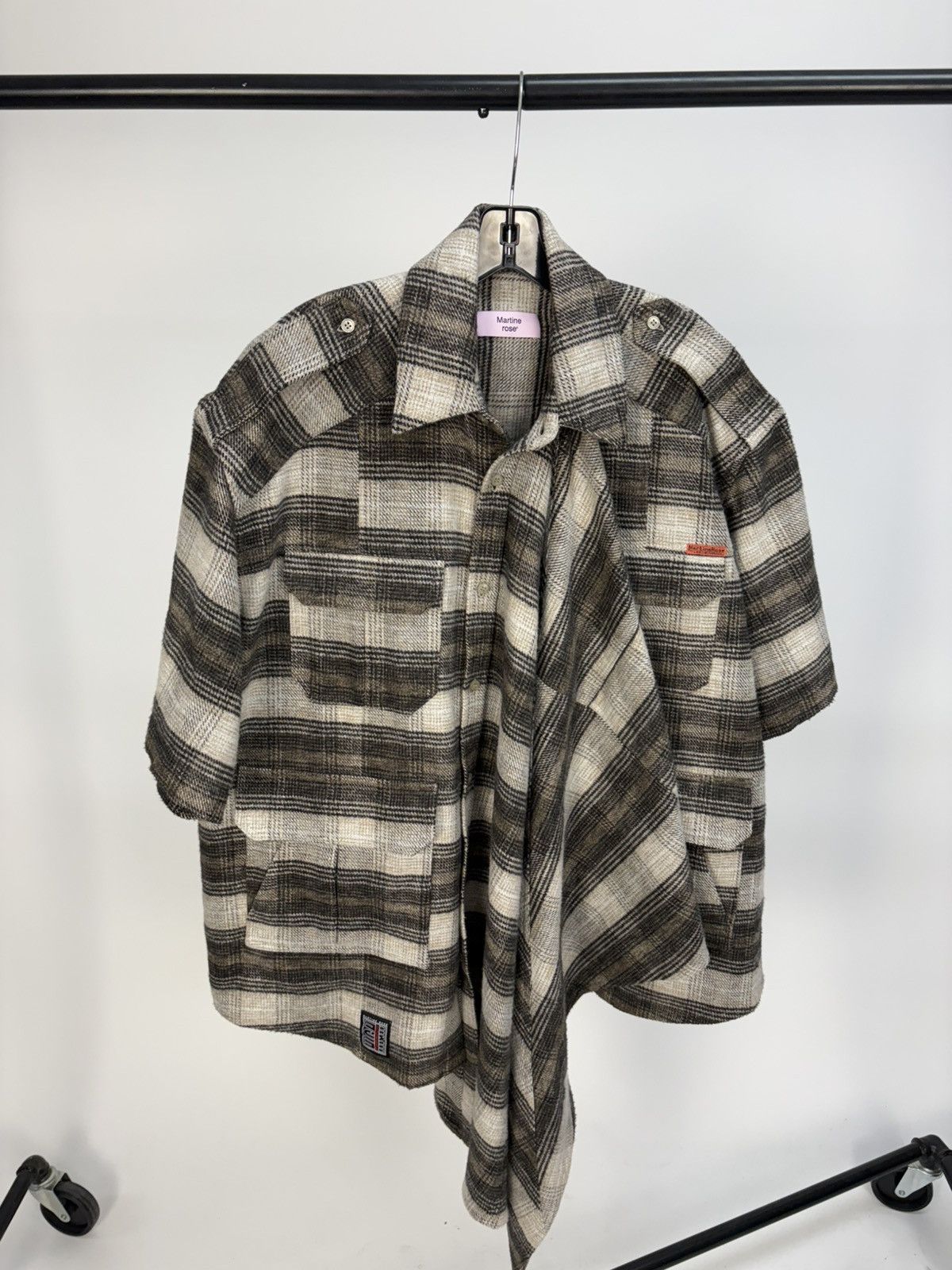 MARTINE ROSE Blanket Safari Shirt（サイズM）