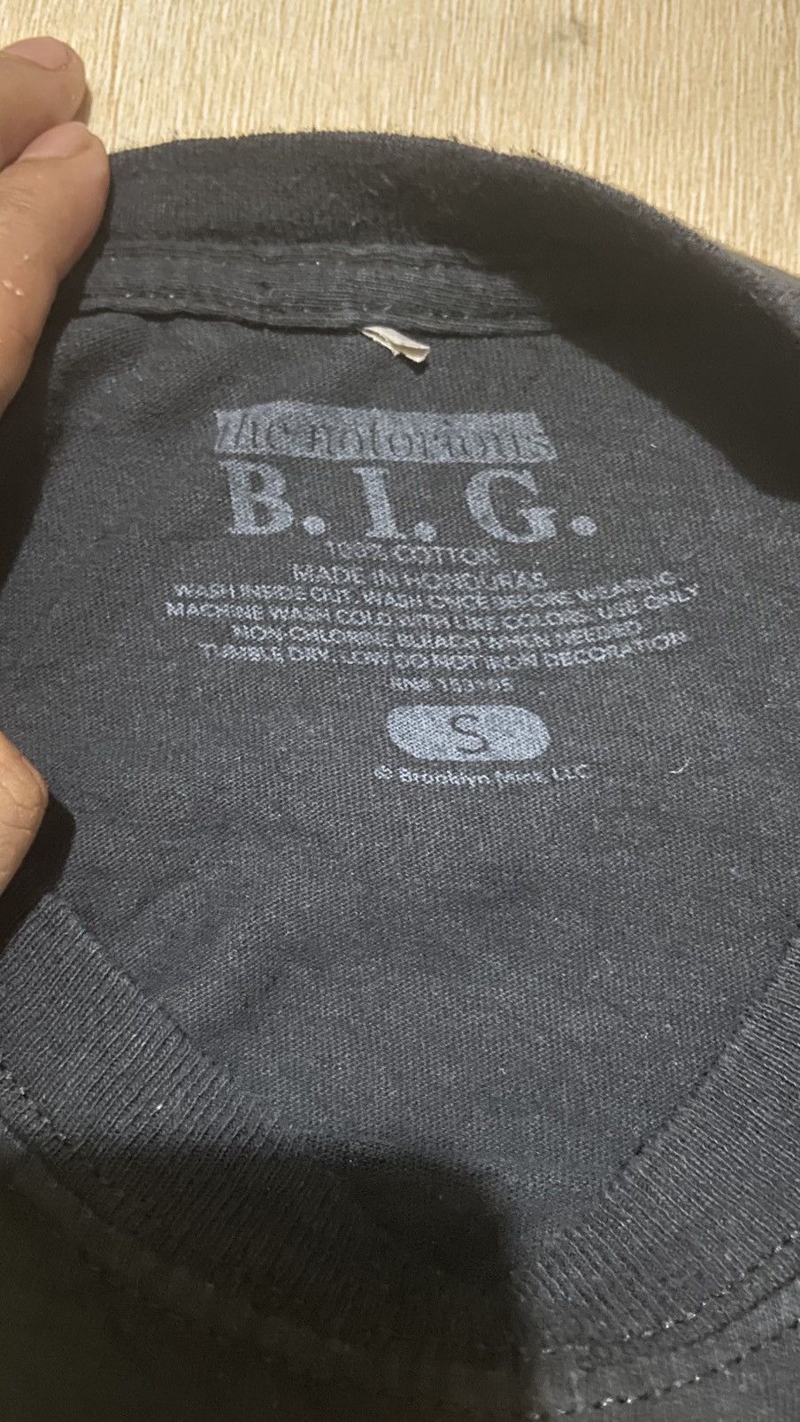 Rap Tees × Vintage Faded The Notorious B.I.G Biggie Small Rap Tee Size US S / EU 44-46 / 1 - 4 Thumbnail