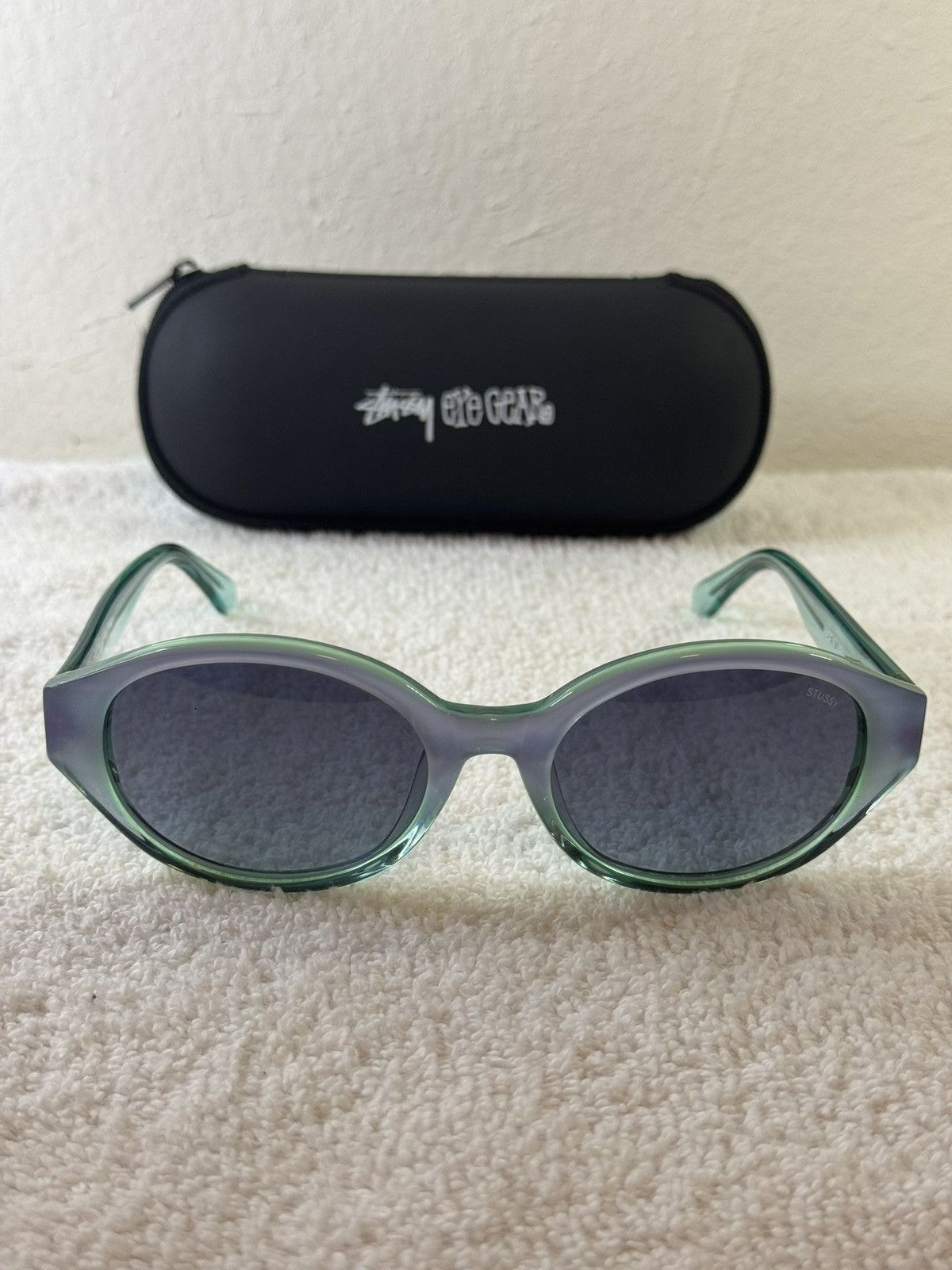 Stussy Vintage 90s Stussy Richie Sunglasses Dark Blue / Blue Tint