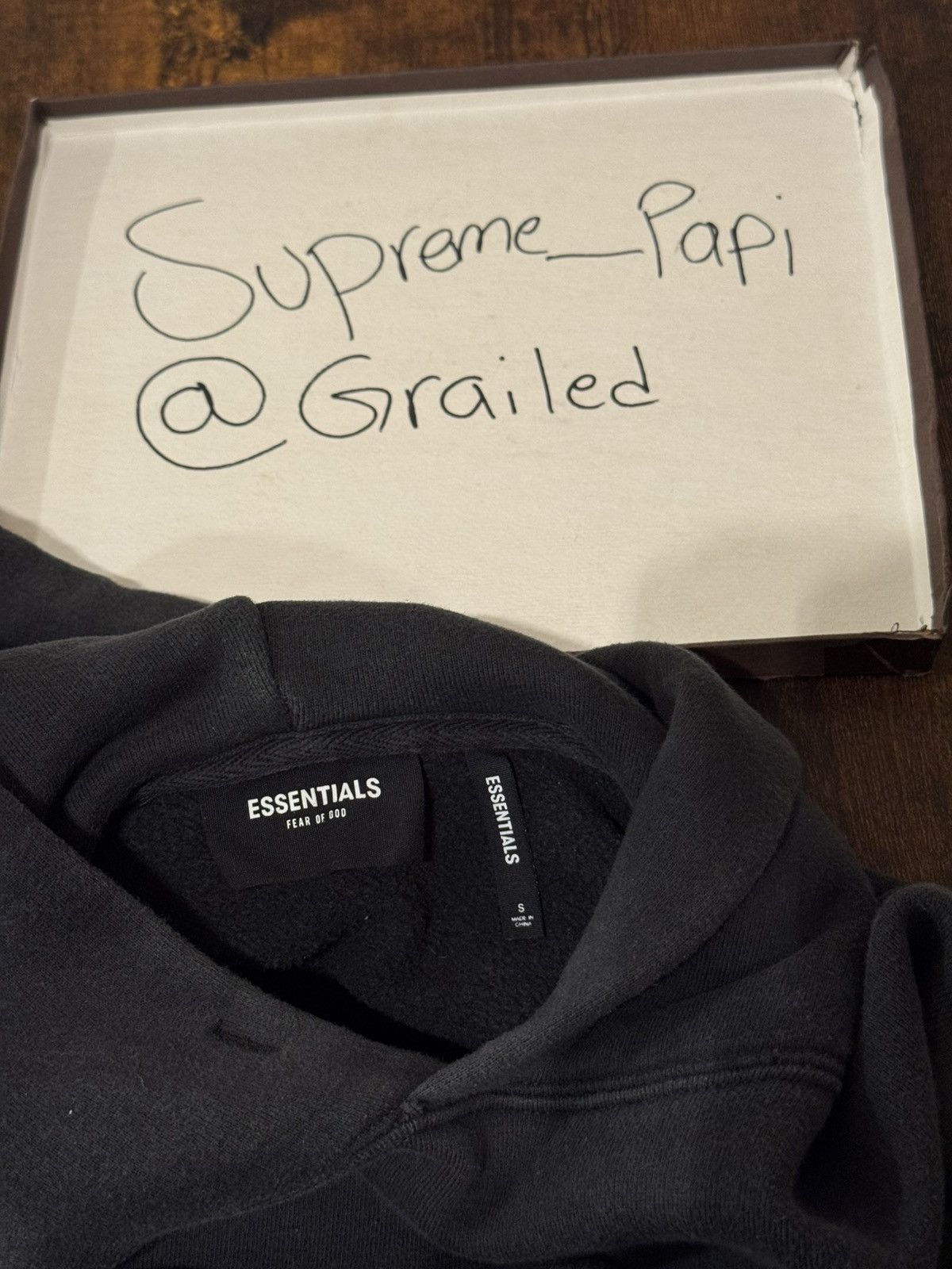 Fear of God 🔥Fear of God Essentials LOS ANGELES 3M Boxy Hoodie SZ Small Size US S / EU 44-46 / 1 - 15 Thumbnail
