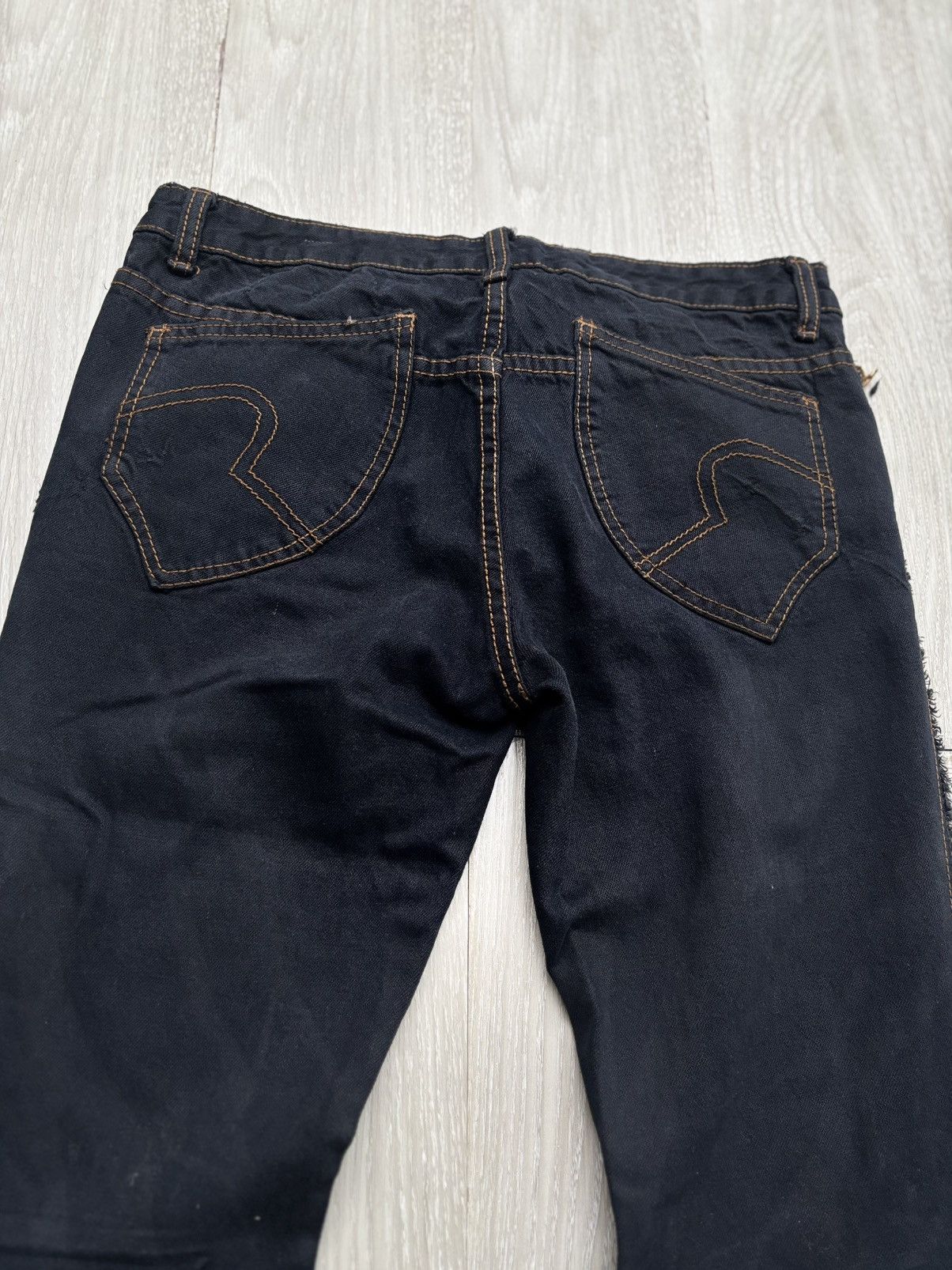 Japanese Brand Philodox lace-up flare jeans Size US 28 / EU 44 - 4 Thumbnail