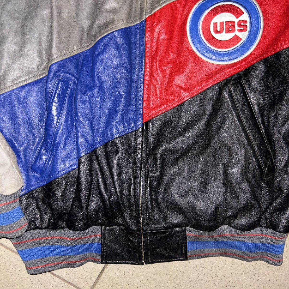 MLB Vintage Chicago Cubs Leather Varsity Jacket – Rare 80s/90s Size US L / EU 52-54 / 3 - 5 Thumbnail