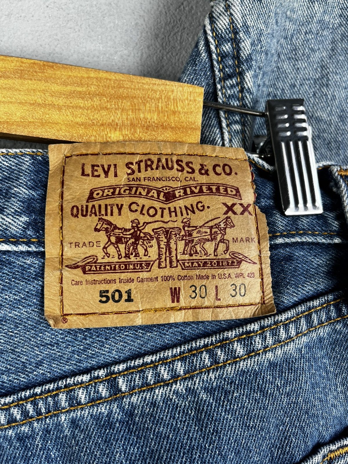 Levi's Levis denim vintage made usa Size 30" / US 8 / IT 44 - 12 Thumbnail