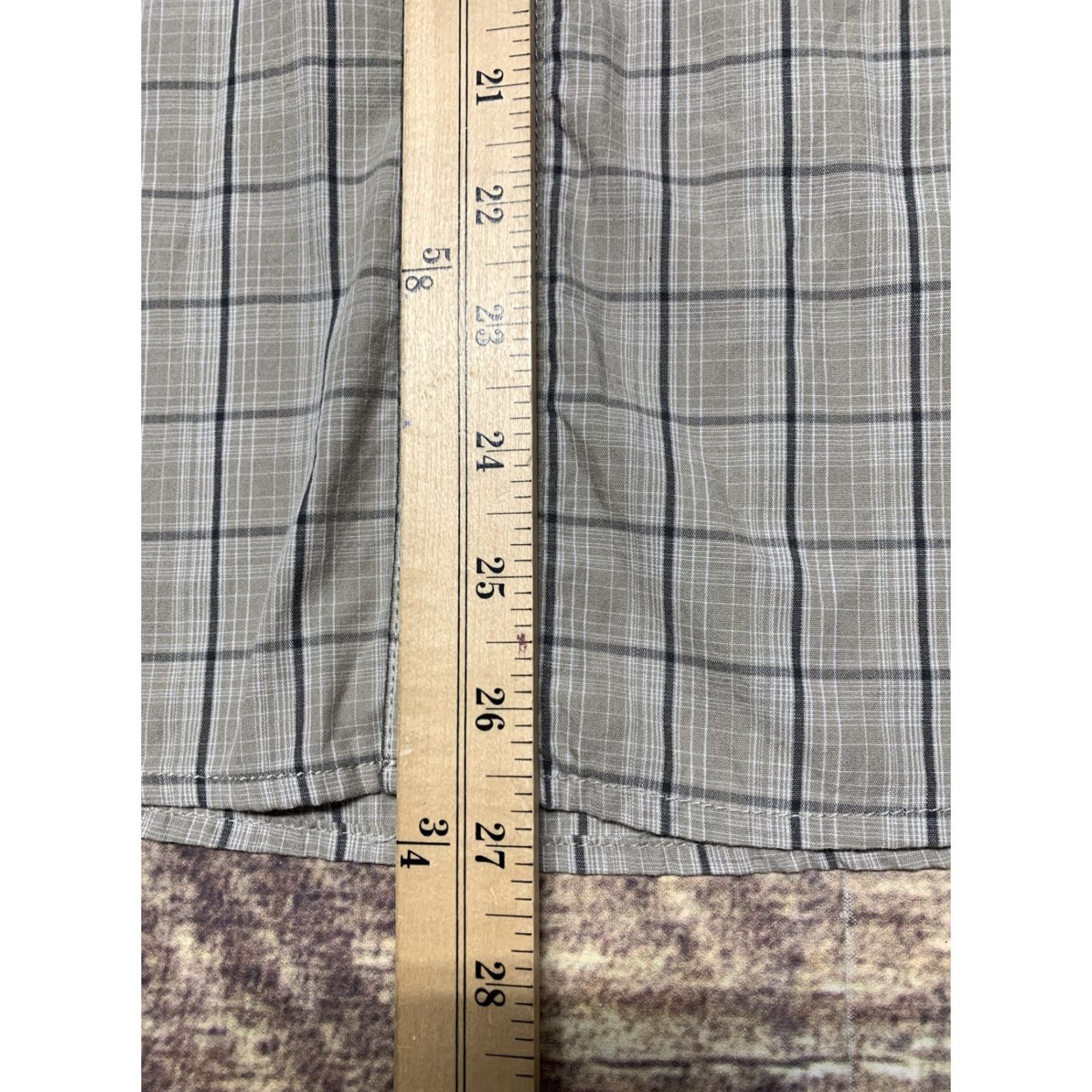 Wrangler Wrangler Mens Long Sleeve Shirt Tan Plaid Size Large Western Cowboy Button Down Size US L / EU 52-54 / 3 - 7 Thumbnail