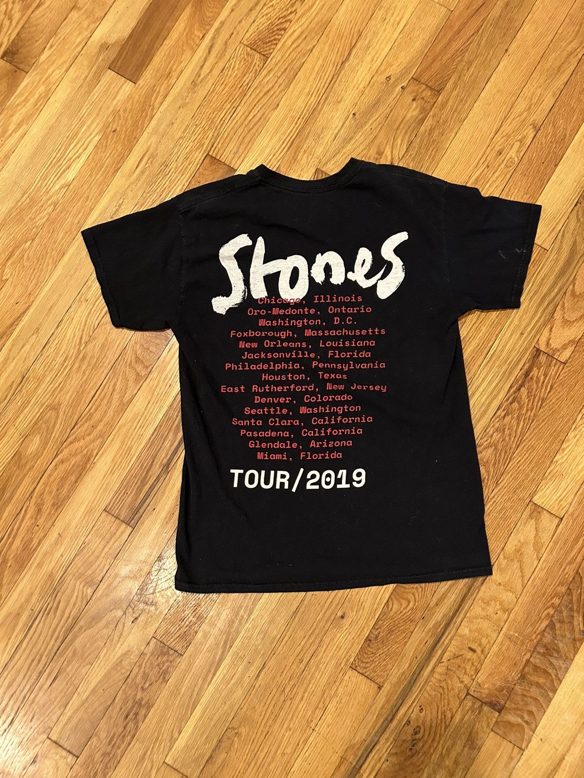 The Rolling Stones × Vintage VINTAGE ROLLING STONES TOUR TEE Size US S / EU 44-46 / 1 - 2 Thumbnail