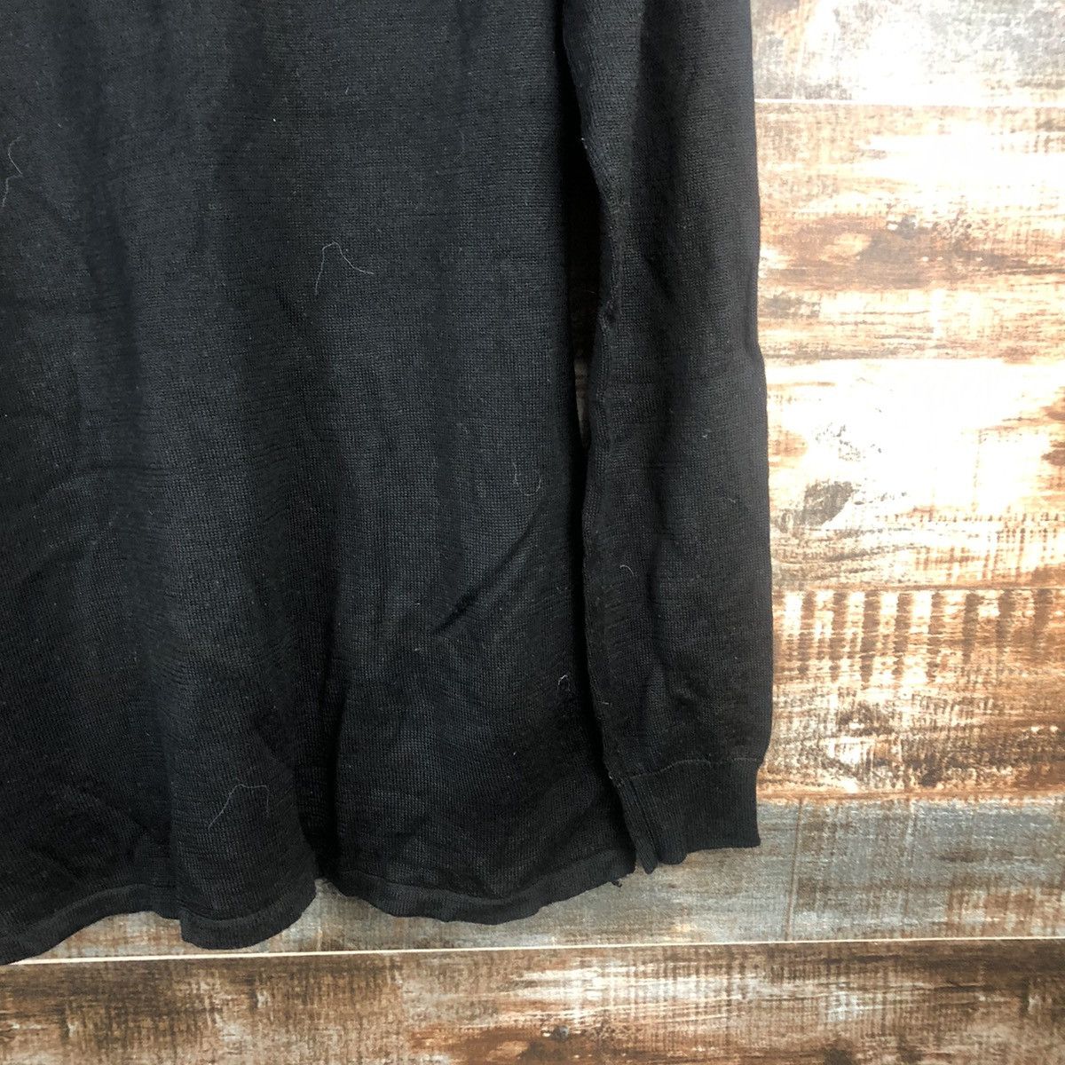 Homespun Knitwear × Japanese Brand DLL Agas Black Knitwear #C544 Size S / US 4 / IT 40 - 16 Thumbnail