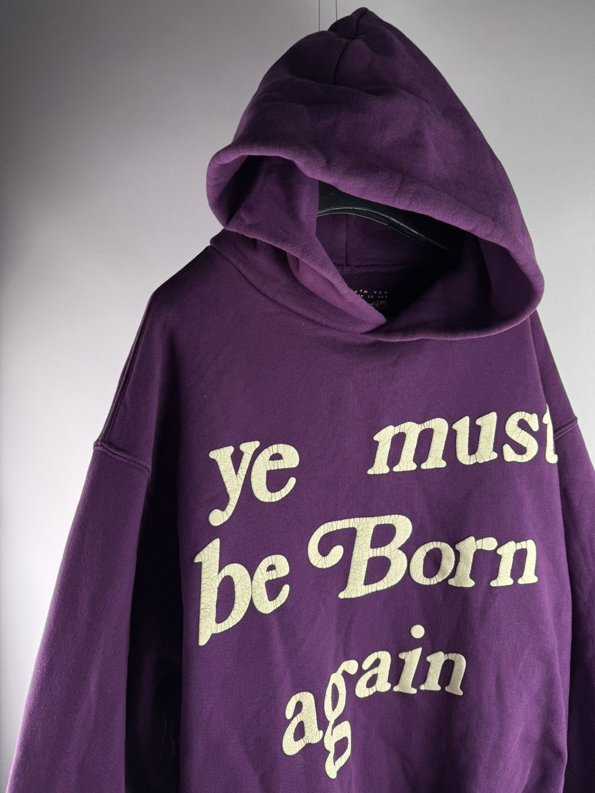 Cactus Plant Flea Market CPFM x Cactus Plant Ye Must Be Born Again Purple Hoodie Size US S / EU 44-46 / 1 - 2 Thumbnail