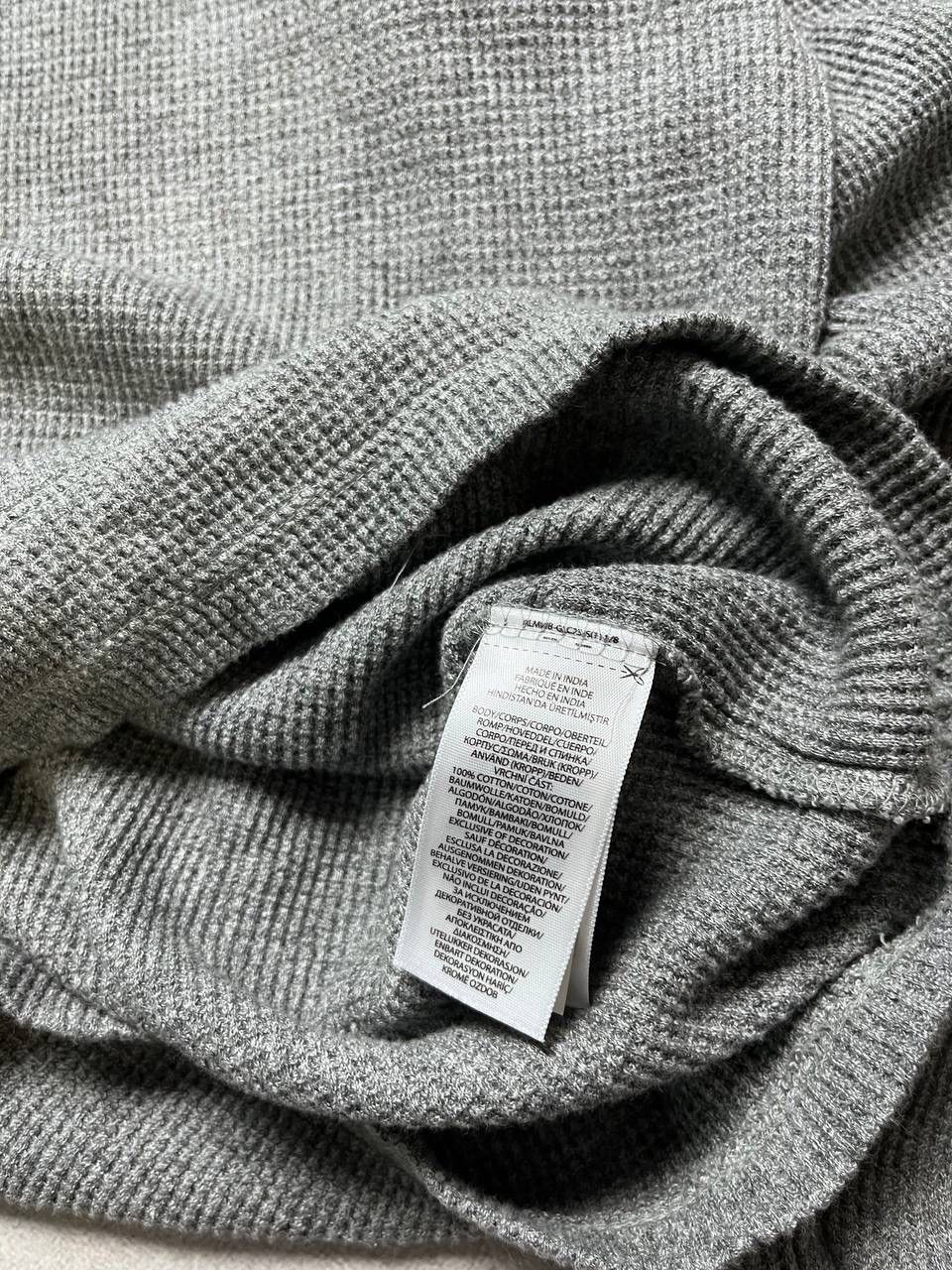 Polo Ralph Lauren × Vintage Vintage Polo Ralph Lauren Waffle Boxy Hoodie Y2K XL Size US XL / EU 56 / 4 - 5 Thumbnail