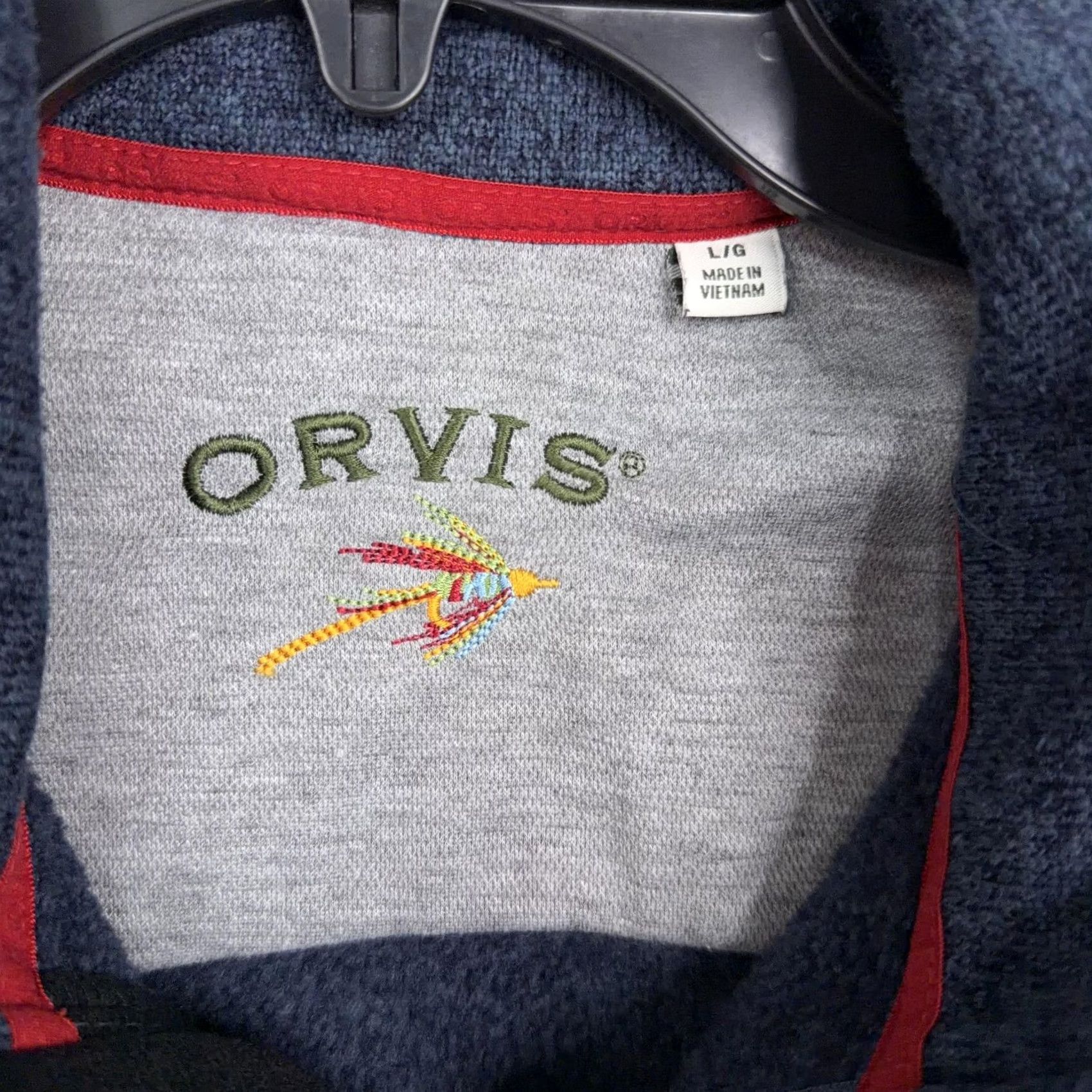 Orvis Orvis Vest Mens Large Blue Fleece Windbreaker Pockets Outdoor Hiking Zip Full Zip Size US L / EU 52-54 / 3 - 3 Thumbnail